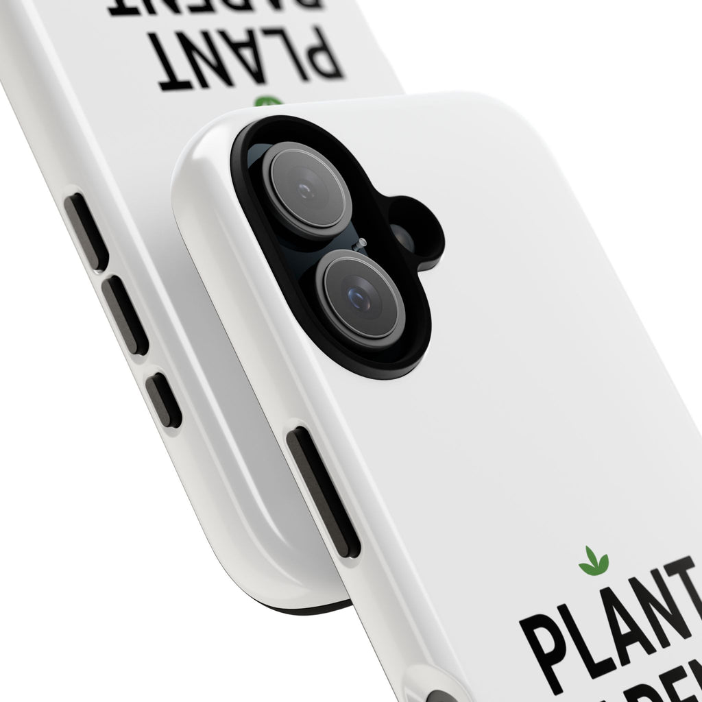 Plant Parent Tough Phone Case – Minimalist Plant Lover Protective Cover