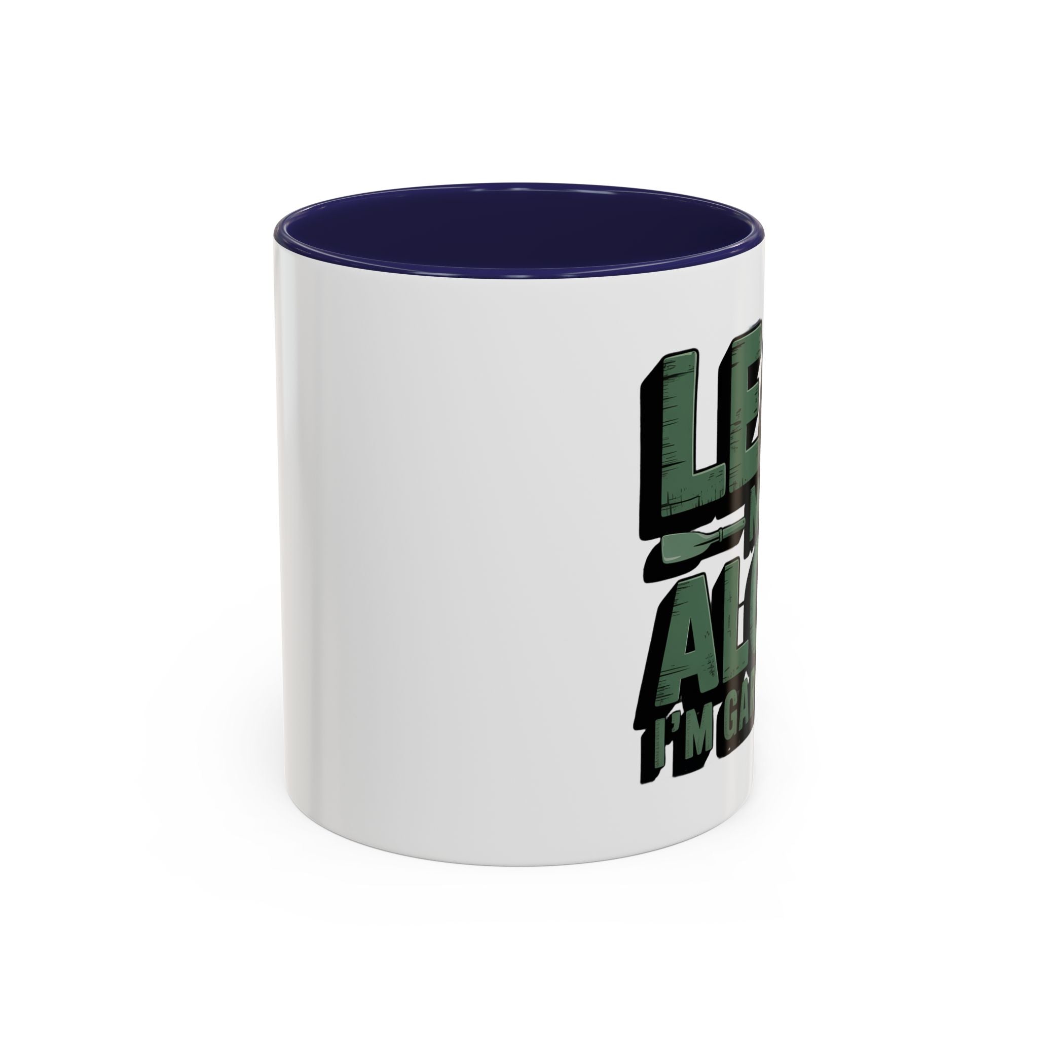 Gardening Mug — "Leaf Me Alone, I’m Gardening" Accent Coffee Cup