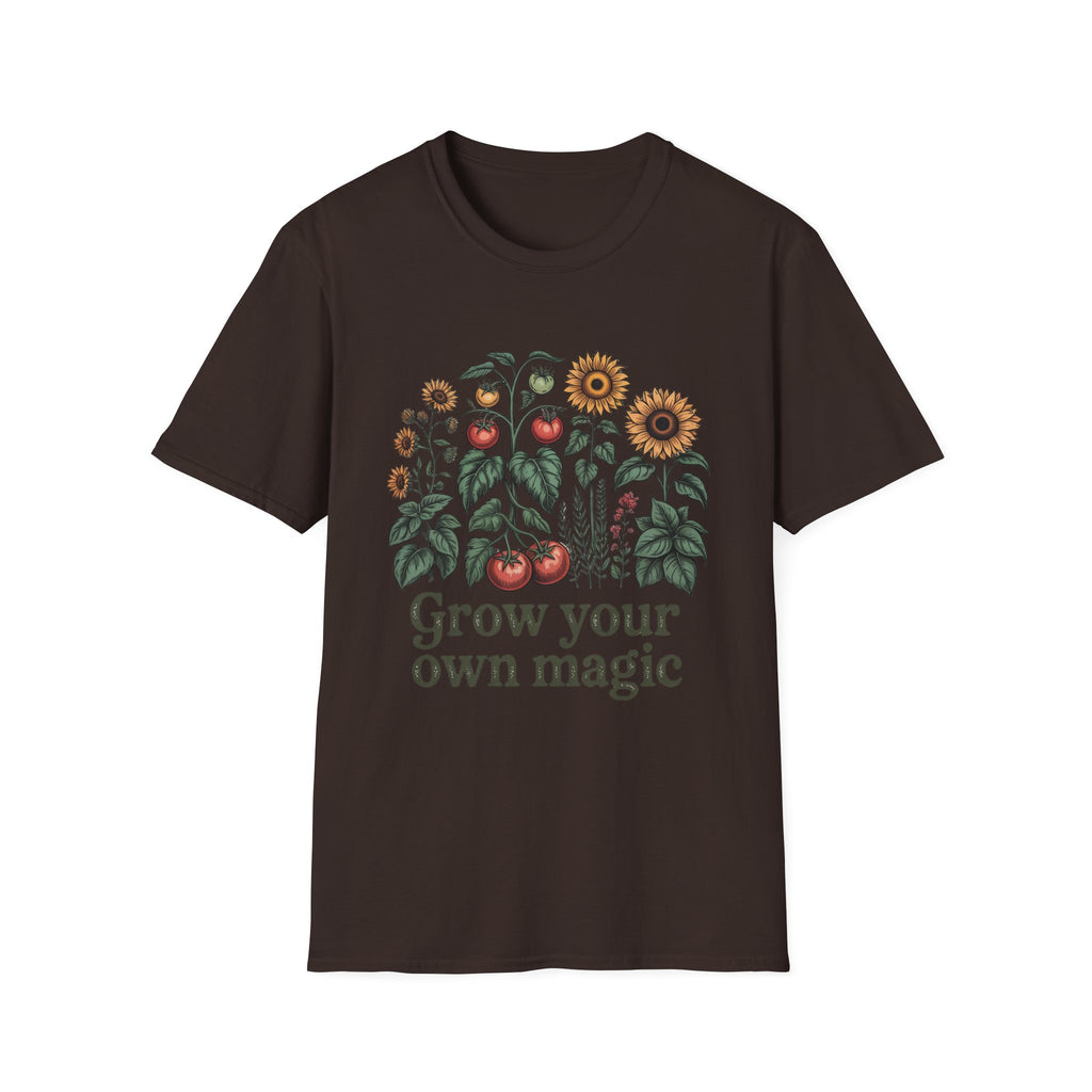 T-Shirt — Grow Your Own Magic Sunflower & Tomato Garden Tee
