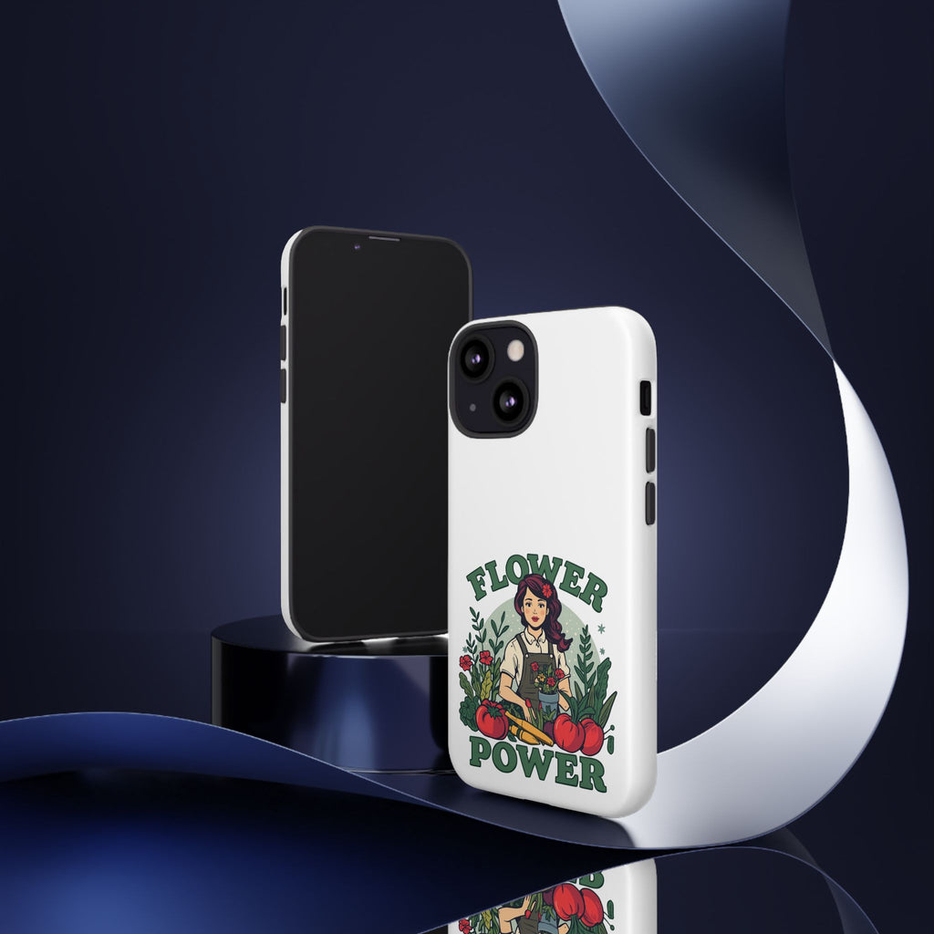 Phone Case - 'Flower Power' Retro Gardener Floral Protective Case