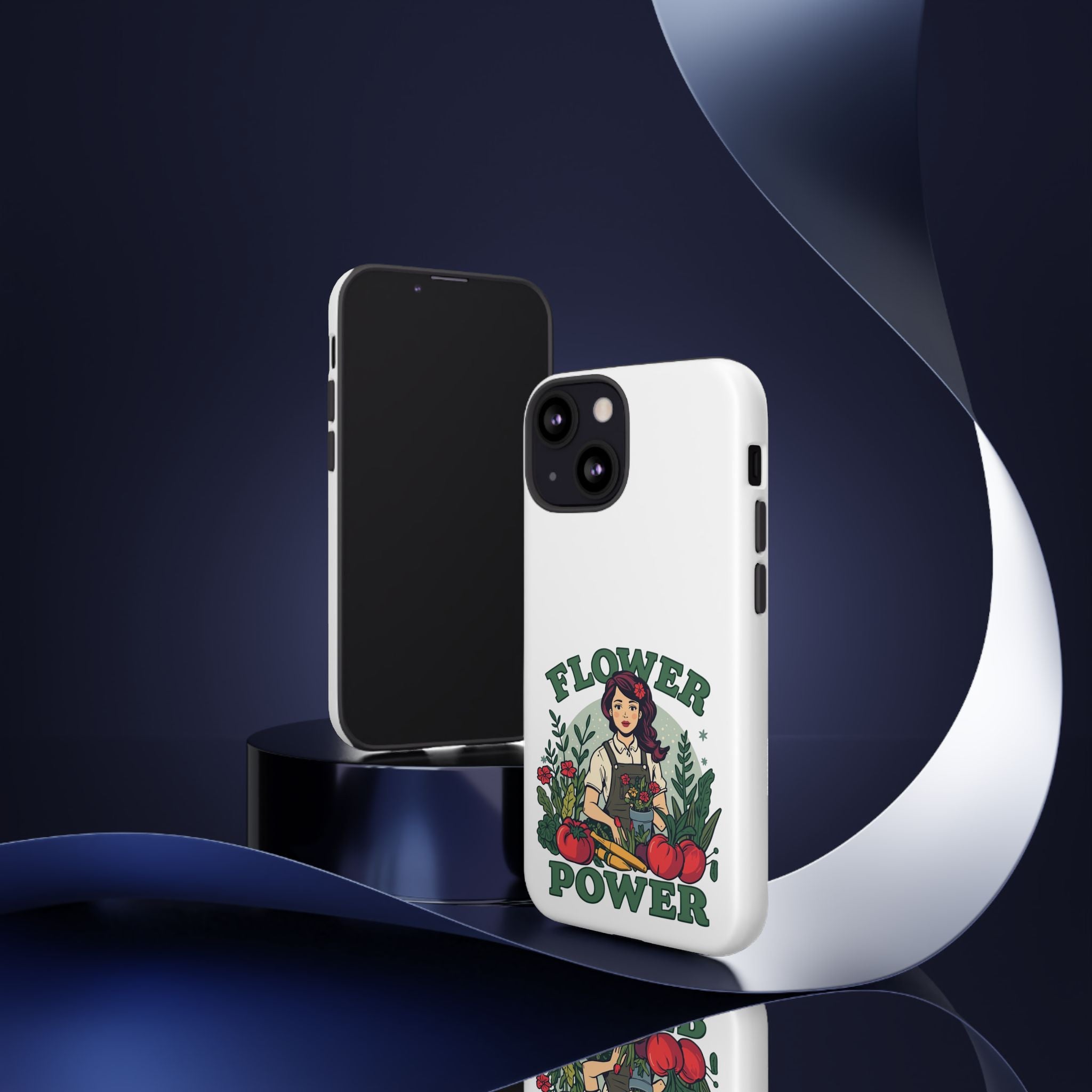 Phone Case - 'Flower Power' Retro Gardener Floral Protective Case