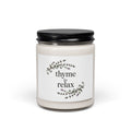 Thyme to Relax Soy Candle — 9oz Scented Aromatherapy Candle