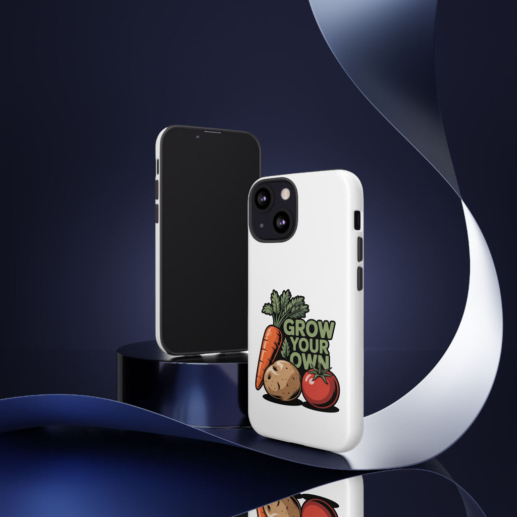 Grow Your Own Vegetables Phone Case — Gardening Carrot Potato Tomato Design