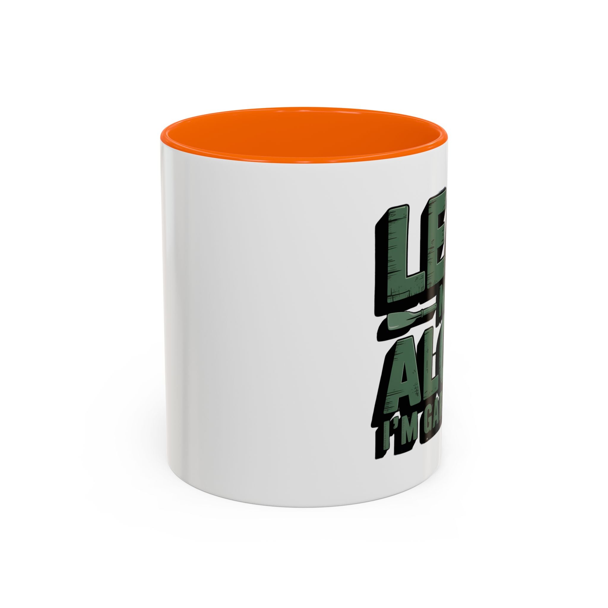 Gardening Mug — "Leaf Me Alone, I’m Gardening" Accent Coffee Cup