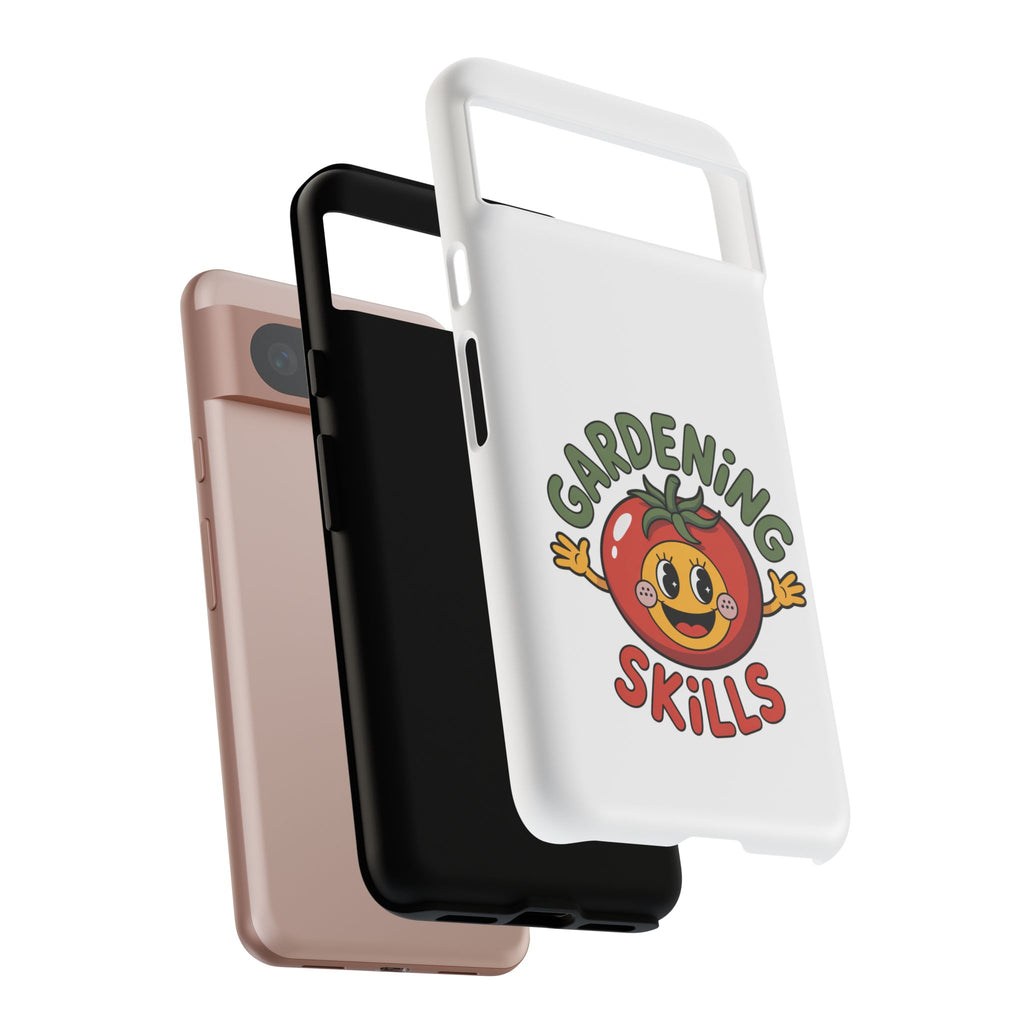 Gardening Skills Phone Case — Cute Tomato Plant Lover Protective Cover