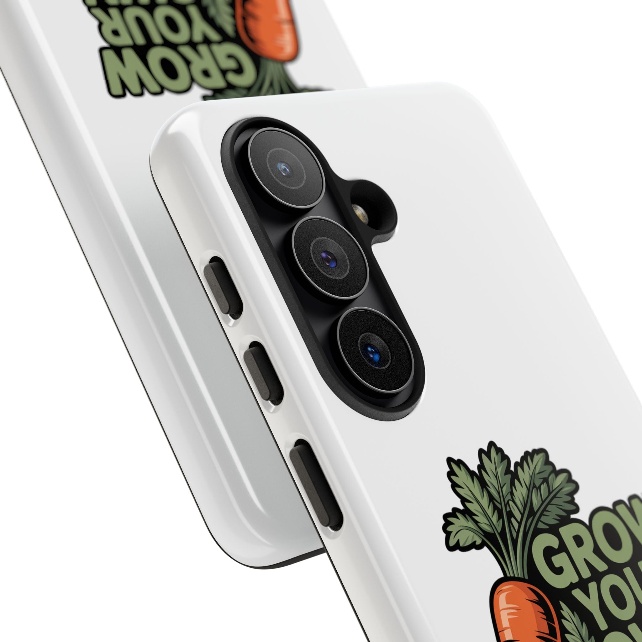 Grow Your Own Vegetables Phone Case — Gardening Carrot Potato Tomato Design