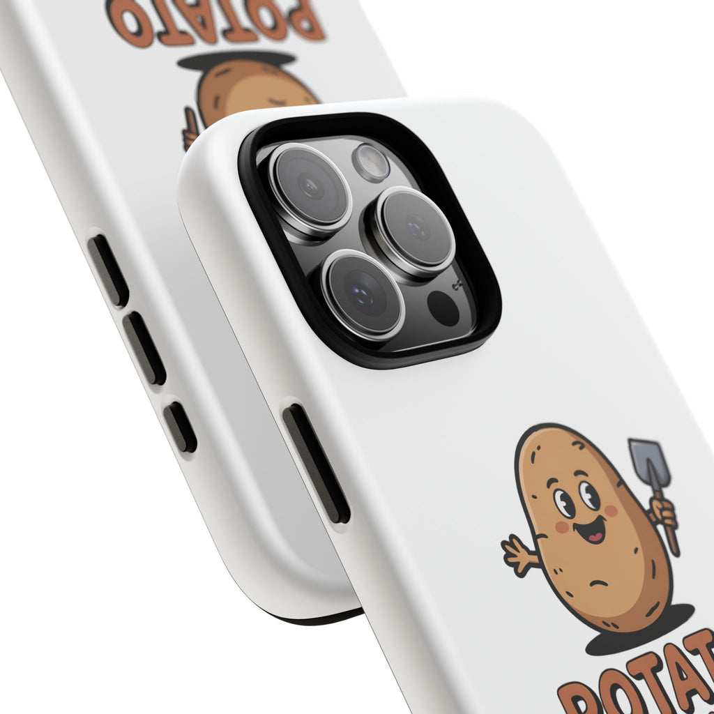Phone Case — "Potato Digging Love" Cute Gardening Cartoon Protective Cover