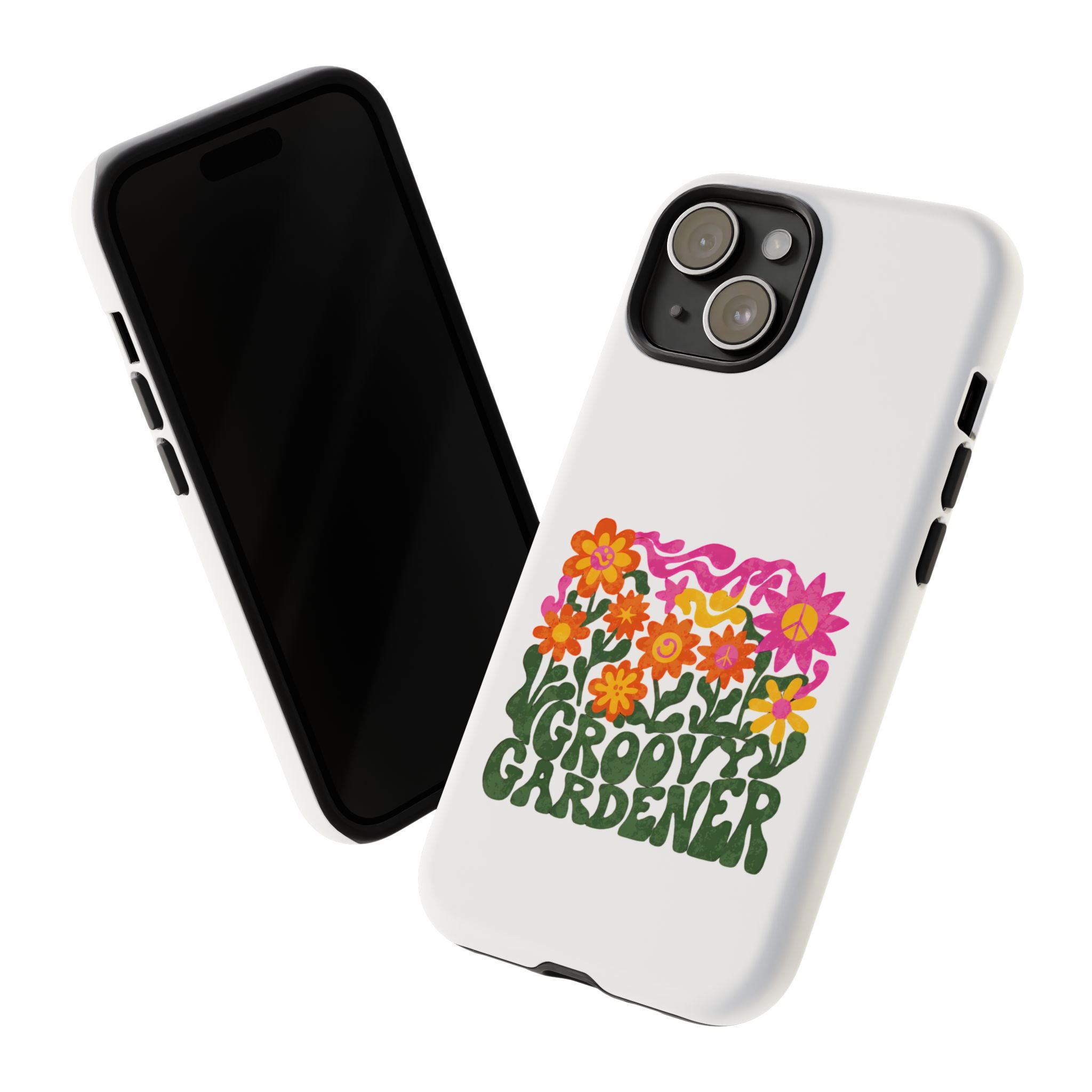 Groovy Gardener Phone Case - Retro Floral iPhone Cover