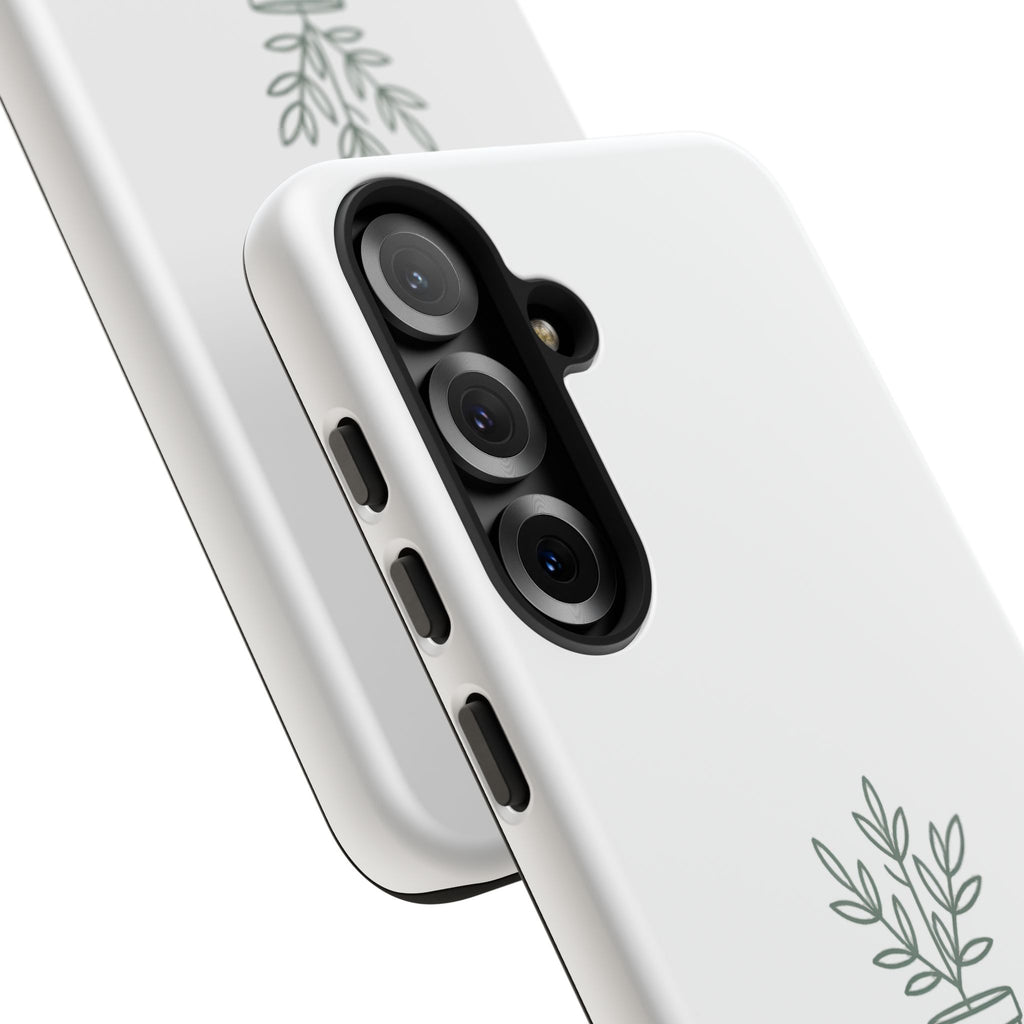 Phone Case — 'gardening addict' Minimal Plant Design