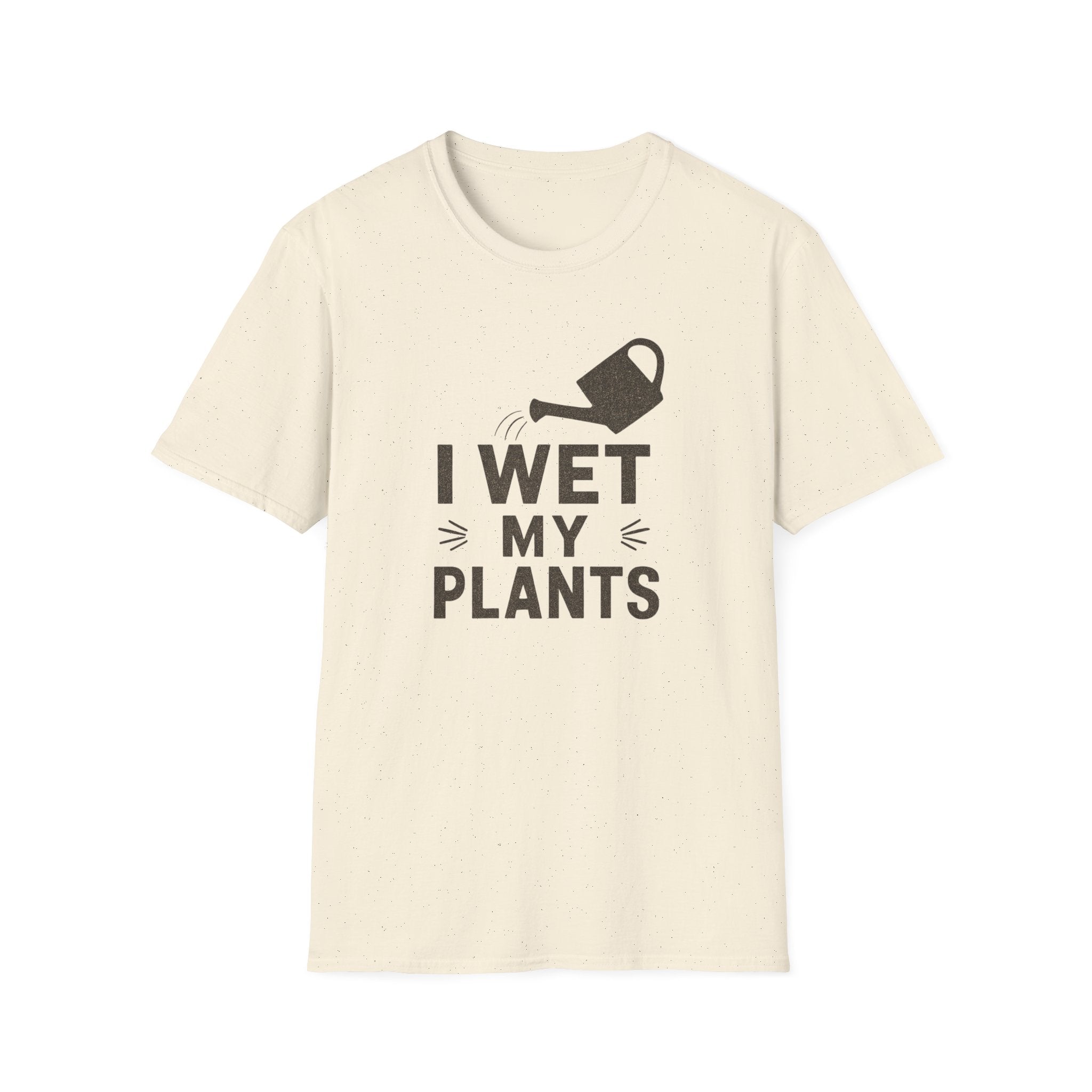 I Wet My Plants T-Shirt – Funny Gardening Tee with Watering Can Graphic