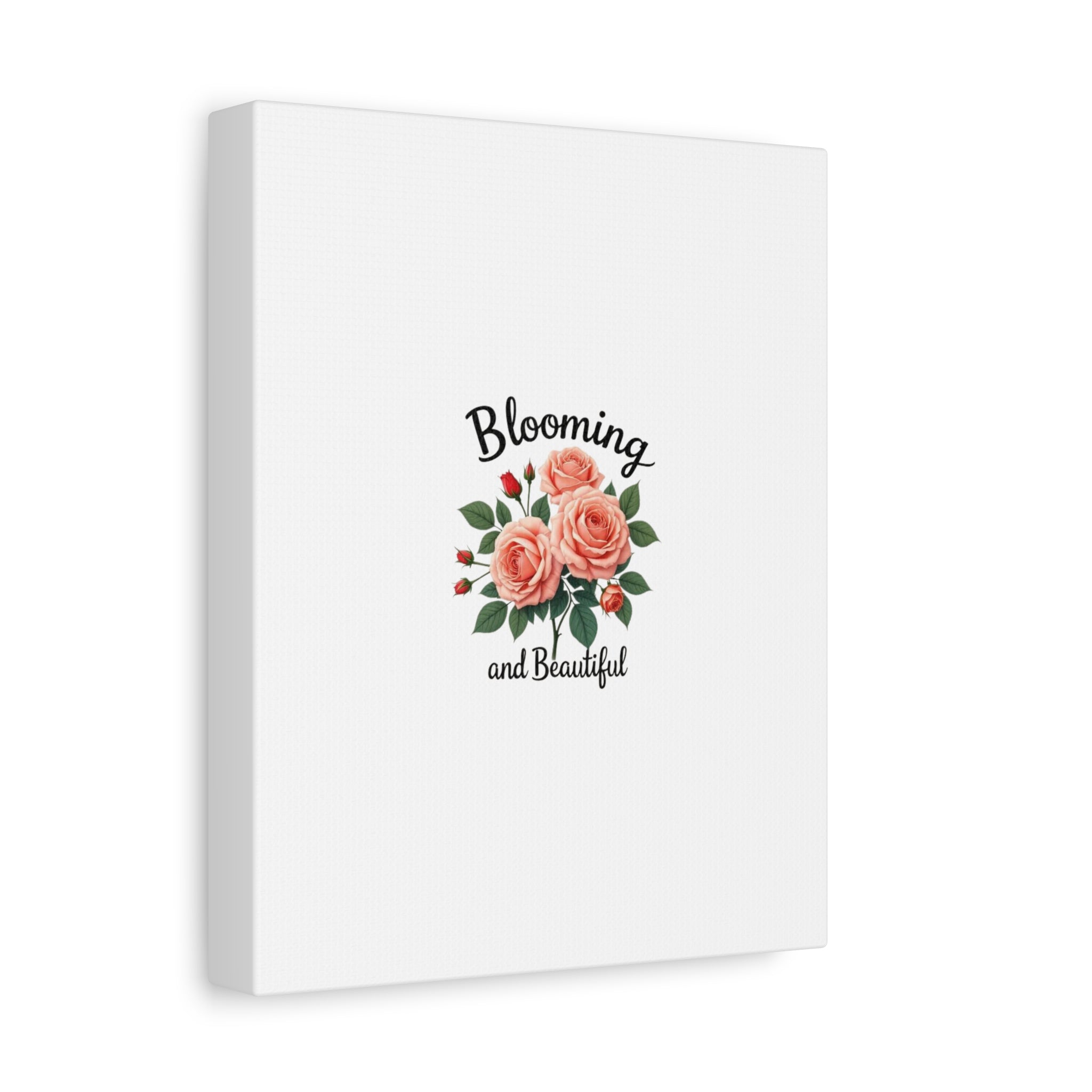 Blooming and Beautiful Rose Bouquet Canvas Wall Art