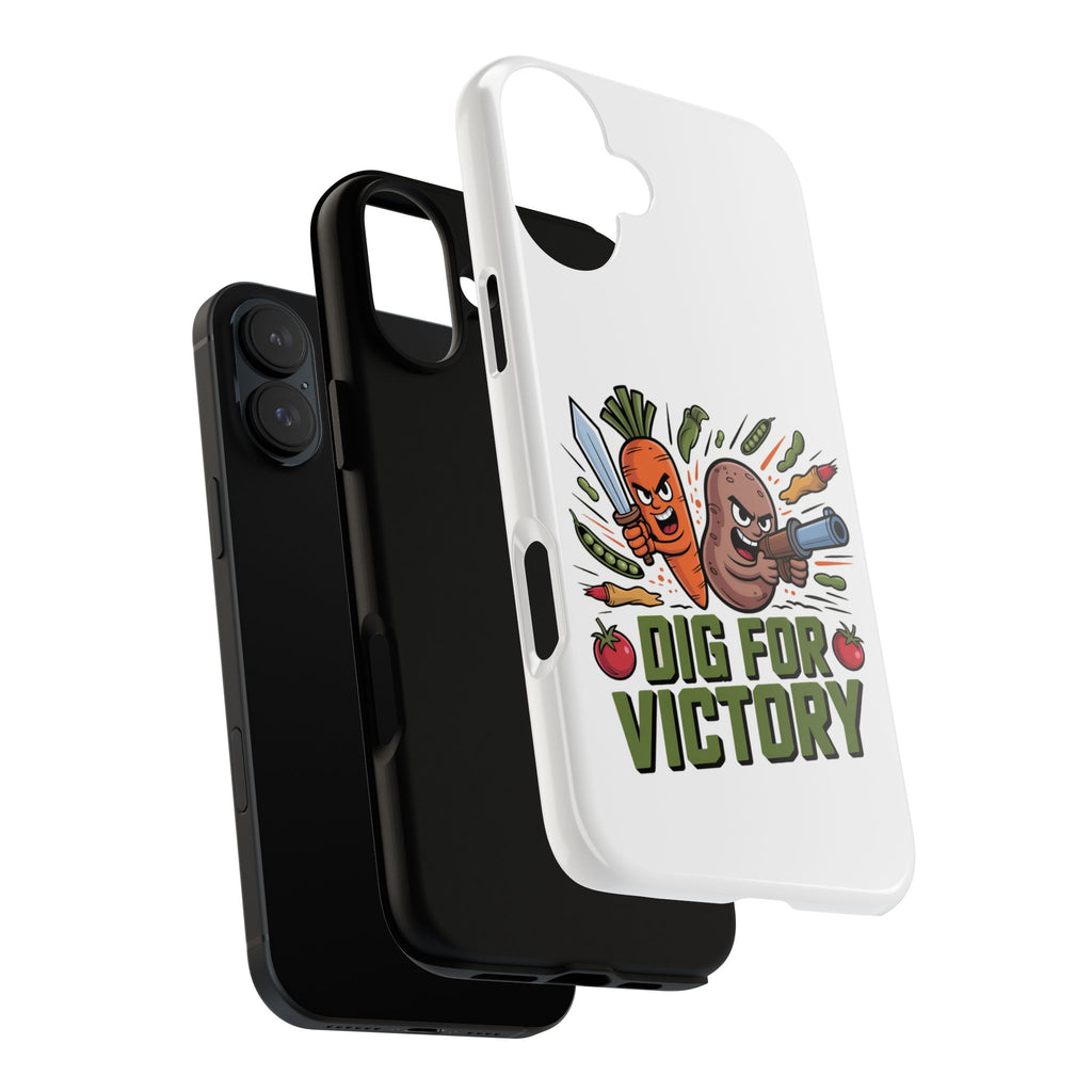 Phone Case — 'Dig For Victory' Veggie Combat Garden Design