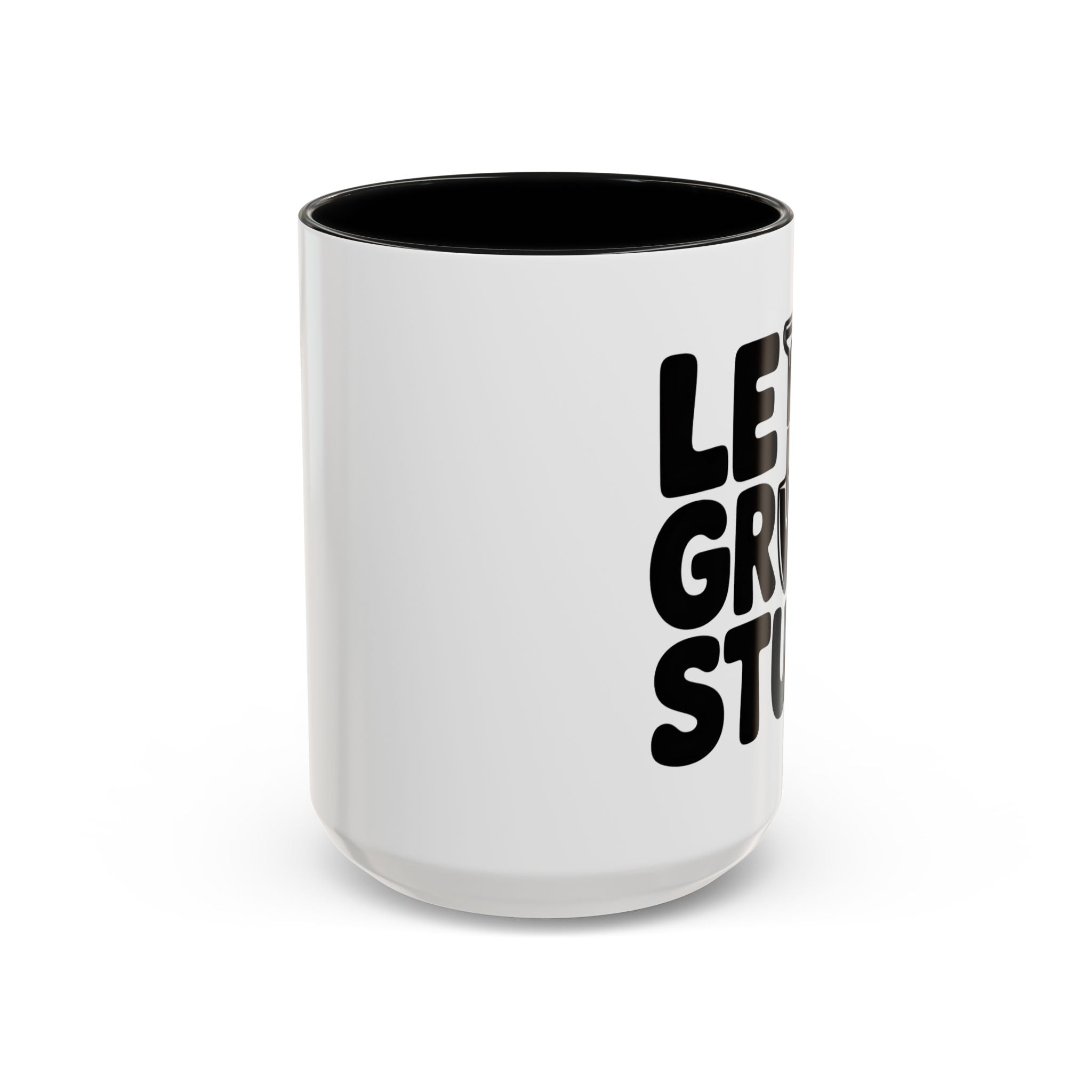 Let's Grow Stuff Coffee Mug — Gardening Mug with Shovel Graphic (11/15 oz)