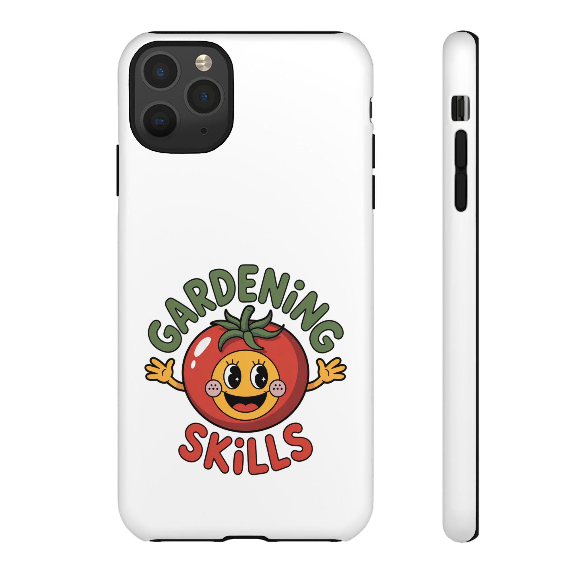 Gardening Skills Phone Case — Cute Tomato Plant Lover Protective Cover