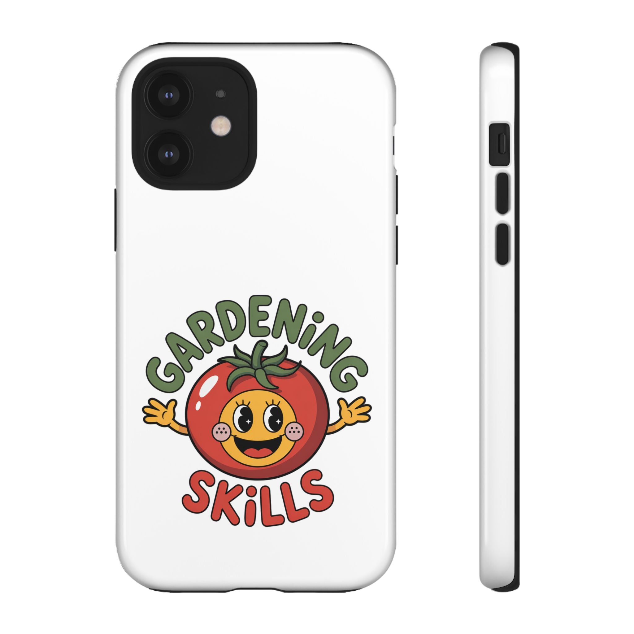 Gardening Skills Phone Case — Cute Tomato Plant Lover Protective Cover
