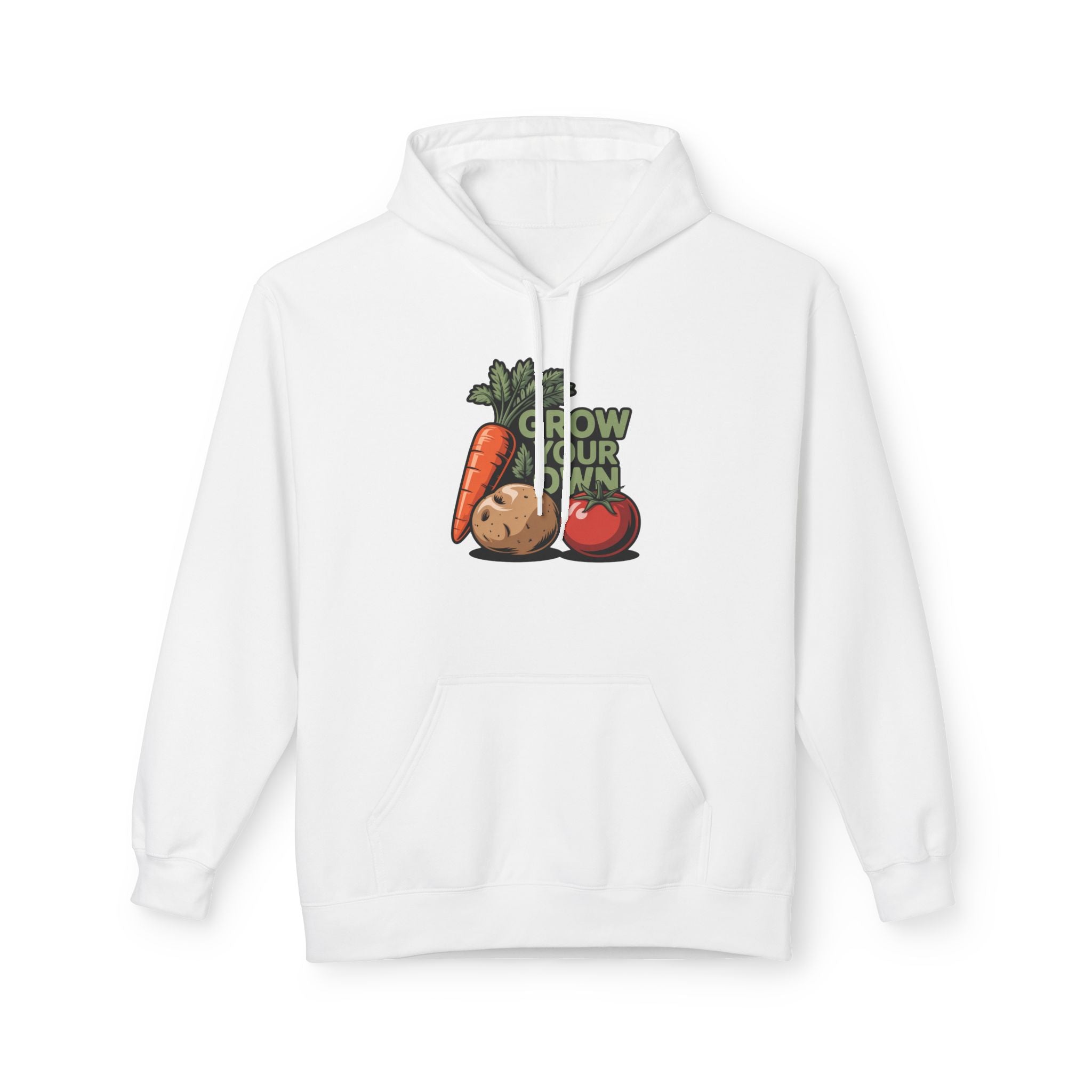 Grow Your Own Hoodie — Cute Veggie Gardening Graphic Hoodie