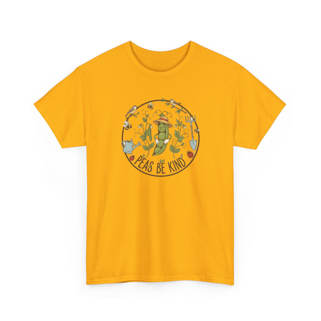 T-Shirt — "Peas Be Kind" Cute Garden Pea Illustration Tee