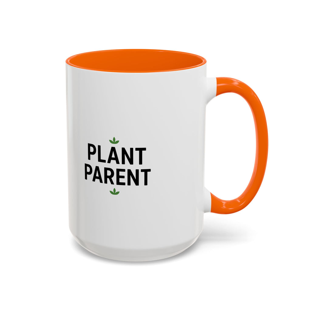 Plant Parent Accent Coffee Mug — Cute Green Houseplant Gift (11/15oz)