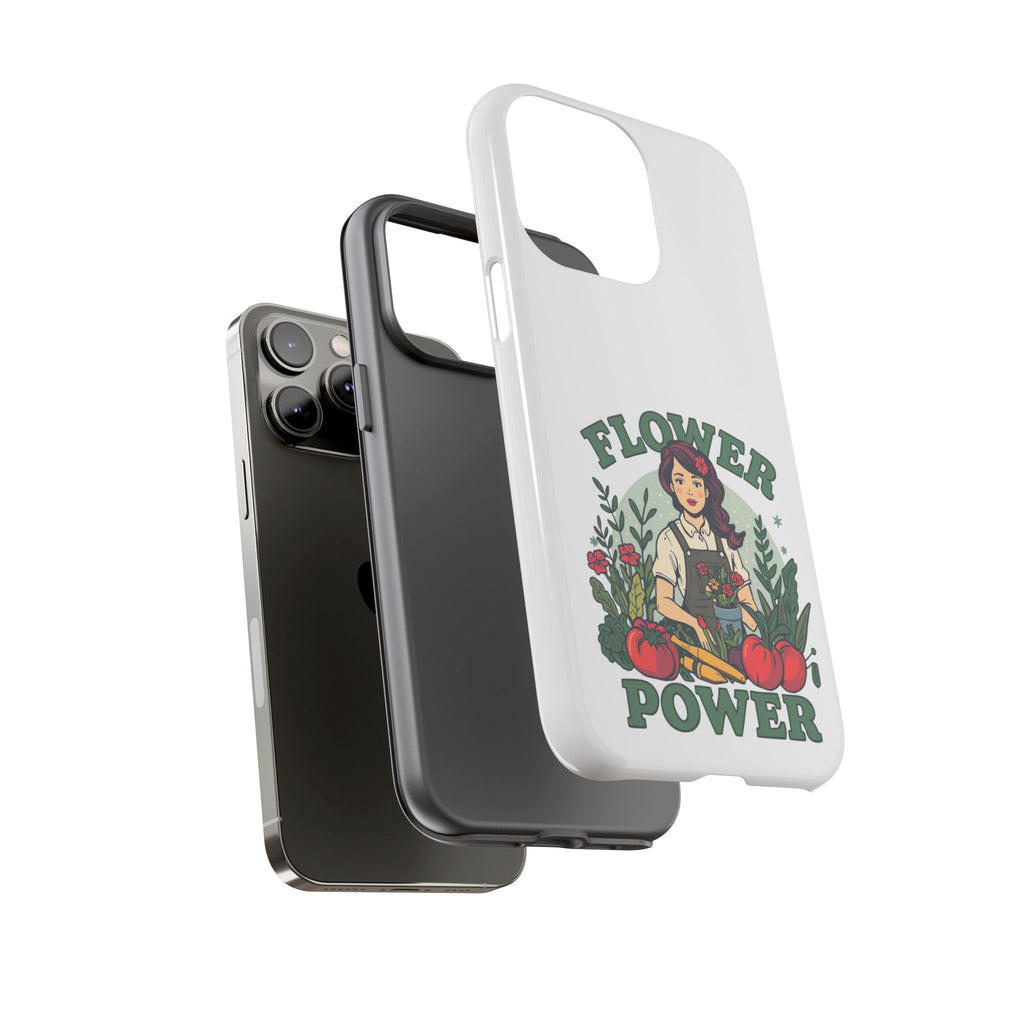 Phone Case - 'Flower Power' Retro Gardener Floral Protective Case
