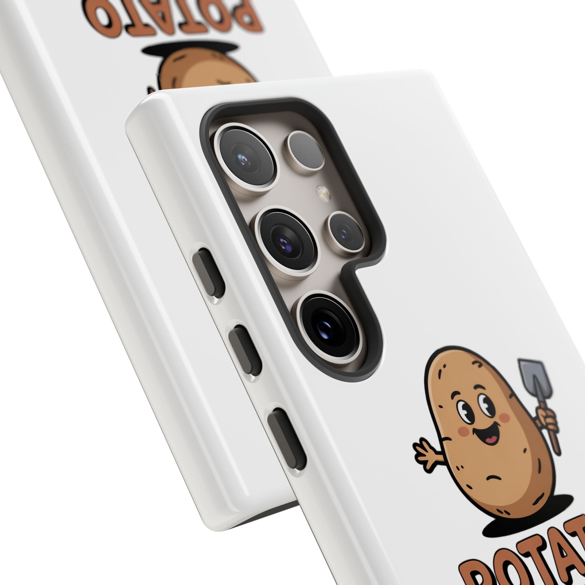 Phone Case — "Potato Digging Love" Cute Gardening Cartoon Protective Cover