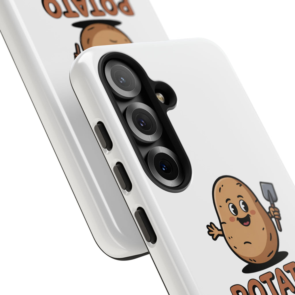 Phone Case — "Potato Digging Love" Cute Gardening Cartoon Protective Cover