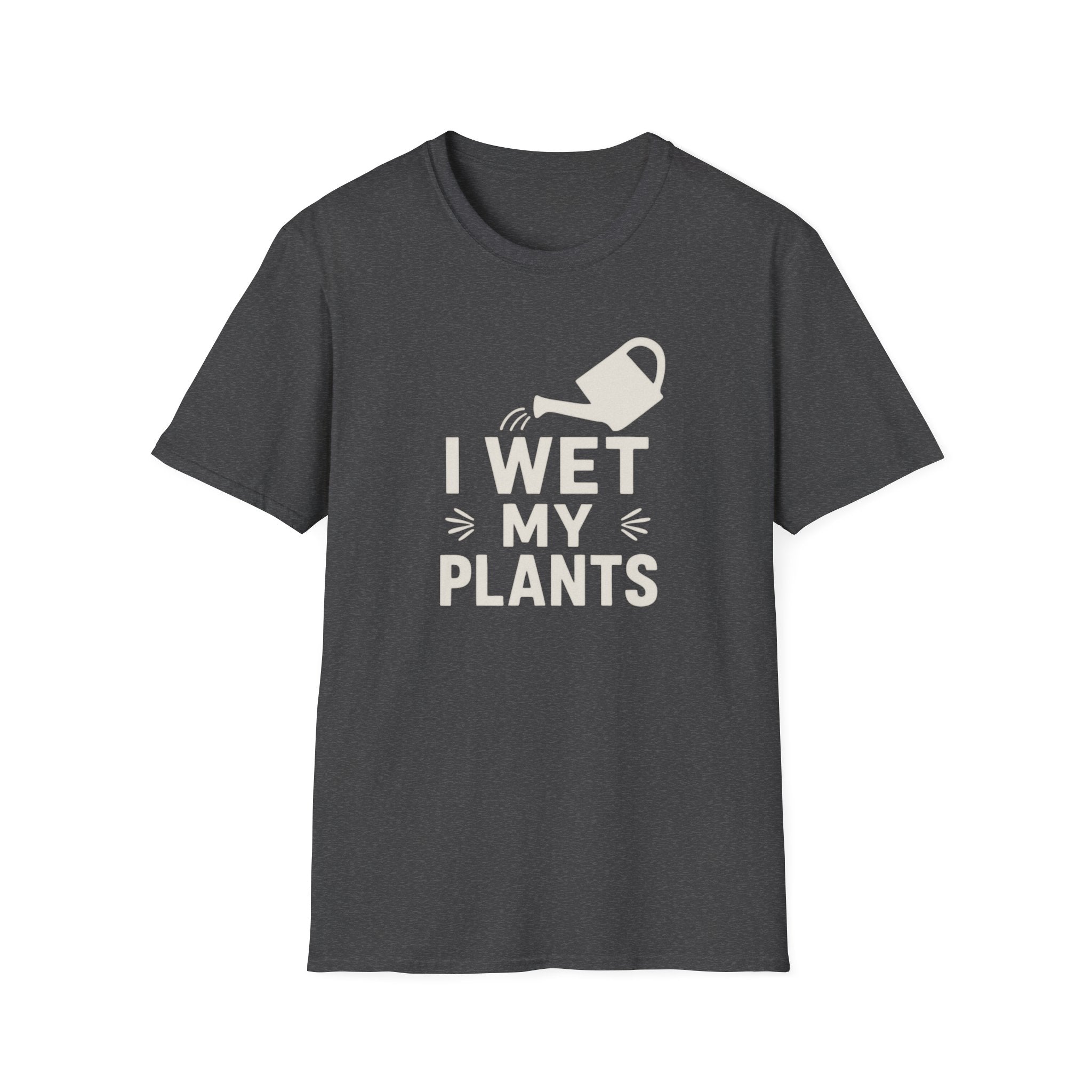I Wet My Plants T-Shirt – Funny Gardening Tee with Watering Can Graphic