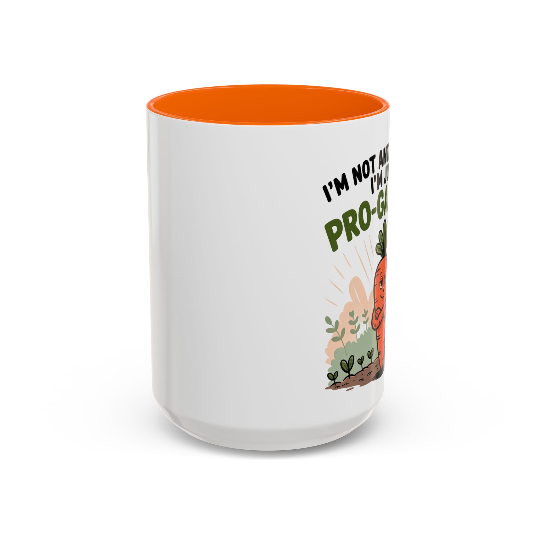 Pro-Garden Coffee Mug – "I'm Not Anti-Social; I'm Just Pro-Garden" Accent Mug