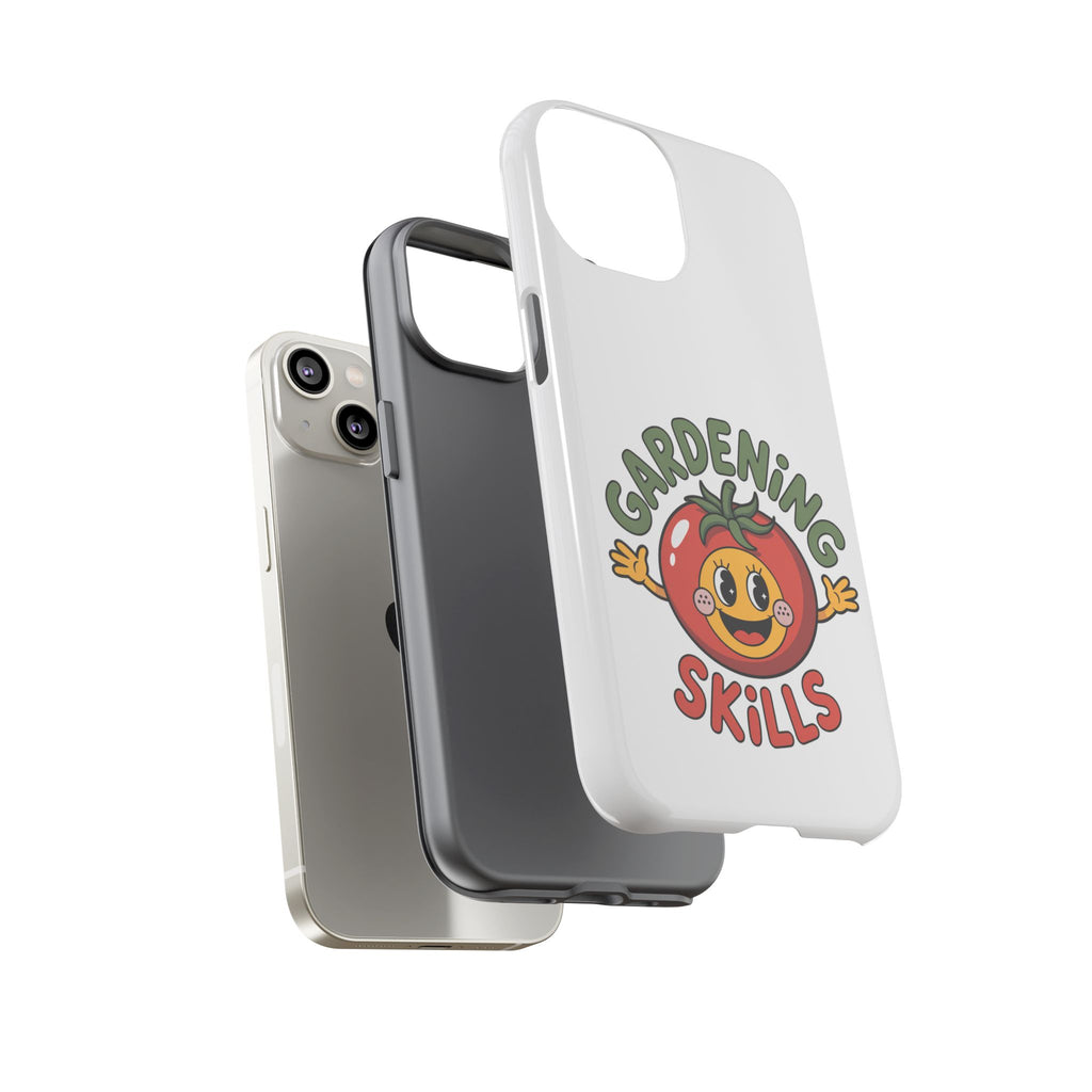 Gardening Skills Phone Case — Cute Tomato Plant Lover Protective Cover