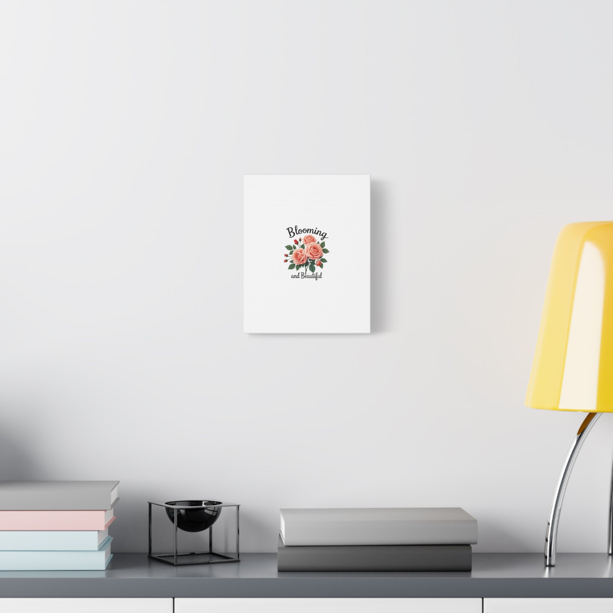Blooming and Beautiful Rose Bouquet Canvas Wall Art