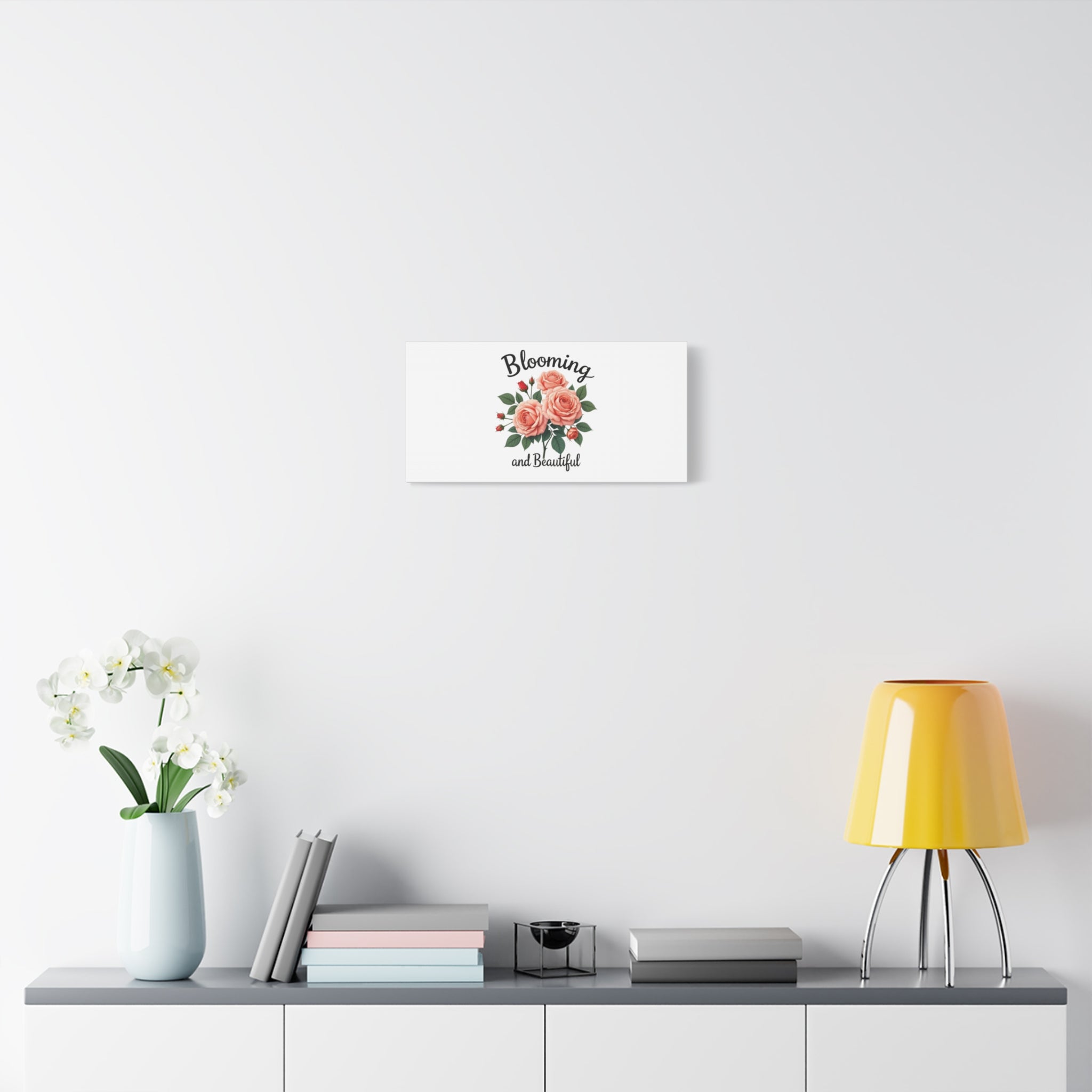 Blooming and Beautiful Rose Bouquet Canvas Wall Art