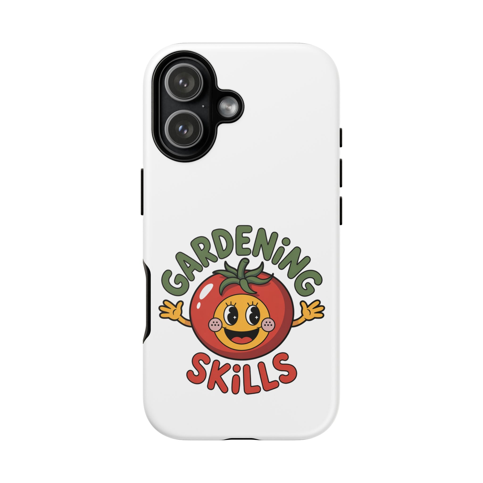 Gardening Skills Phone Case — Cute Tomato Plant Lover Protective Cover