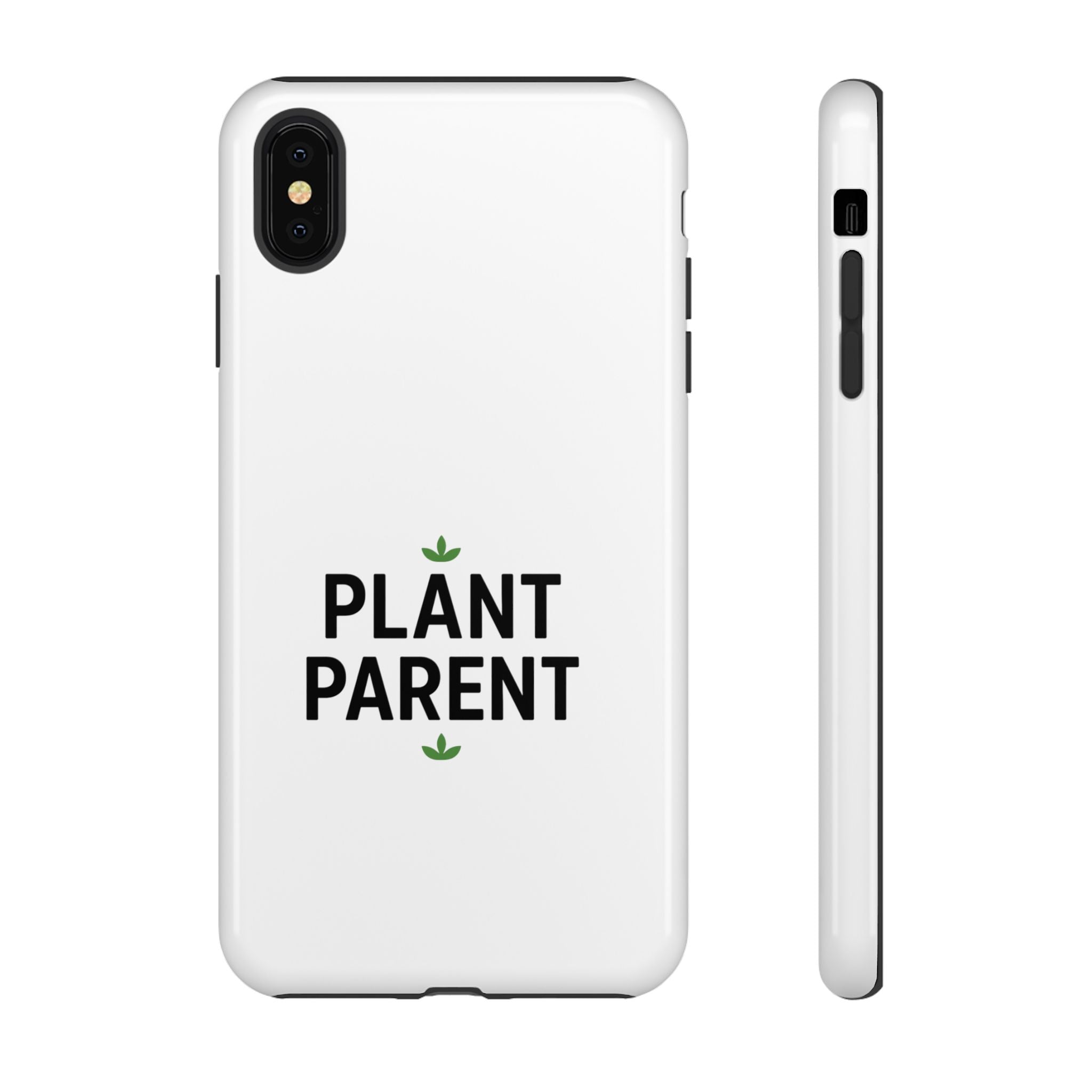Plant Parent Tough Phone Case – Minimalist Plant Lover Protective Cover