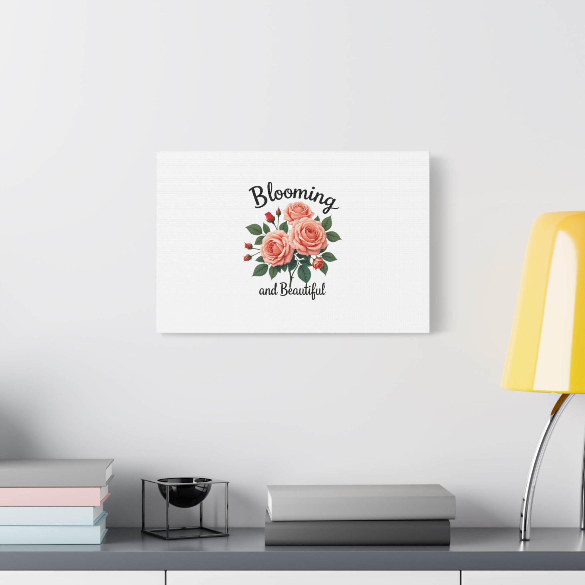 Blooming and Beautiful Rose Bouquet Canvas Wall Art