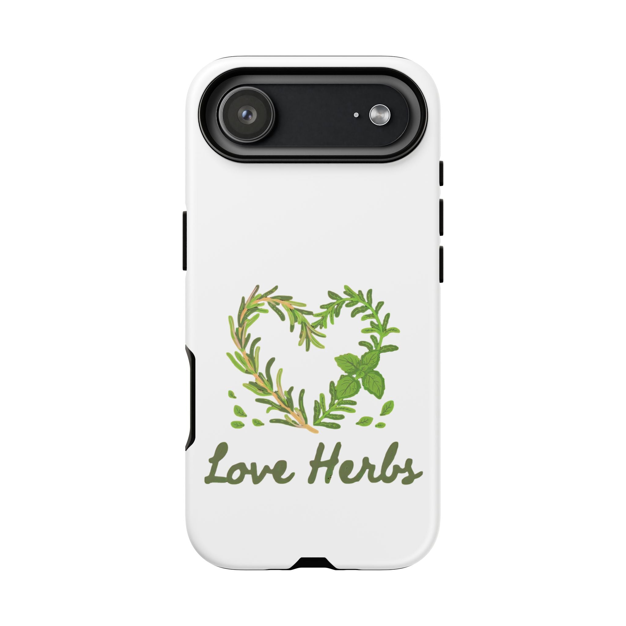 Herb Heart Phone Case - "Love Herbs" Botanical iPhone Cover