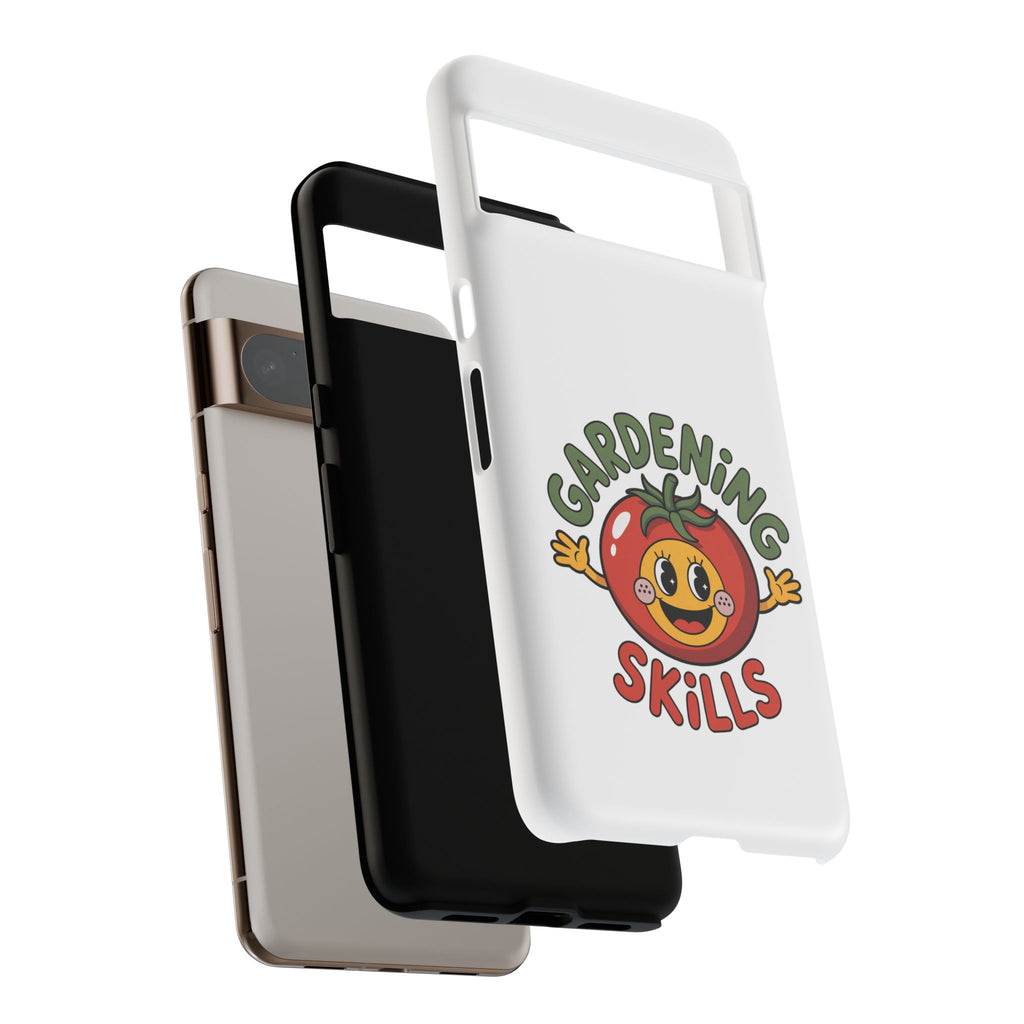 Gardening Skills Phone Case — Cute Tomato Plant Lover Protective Cover