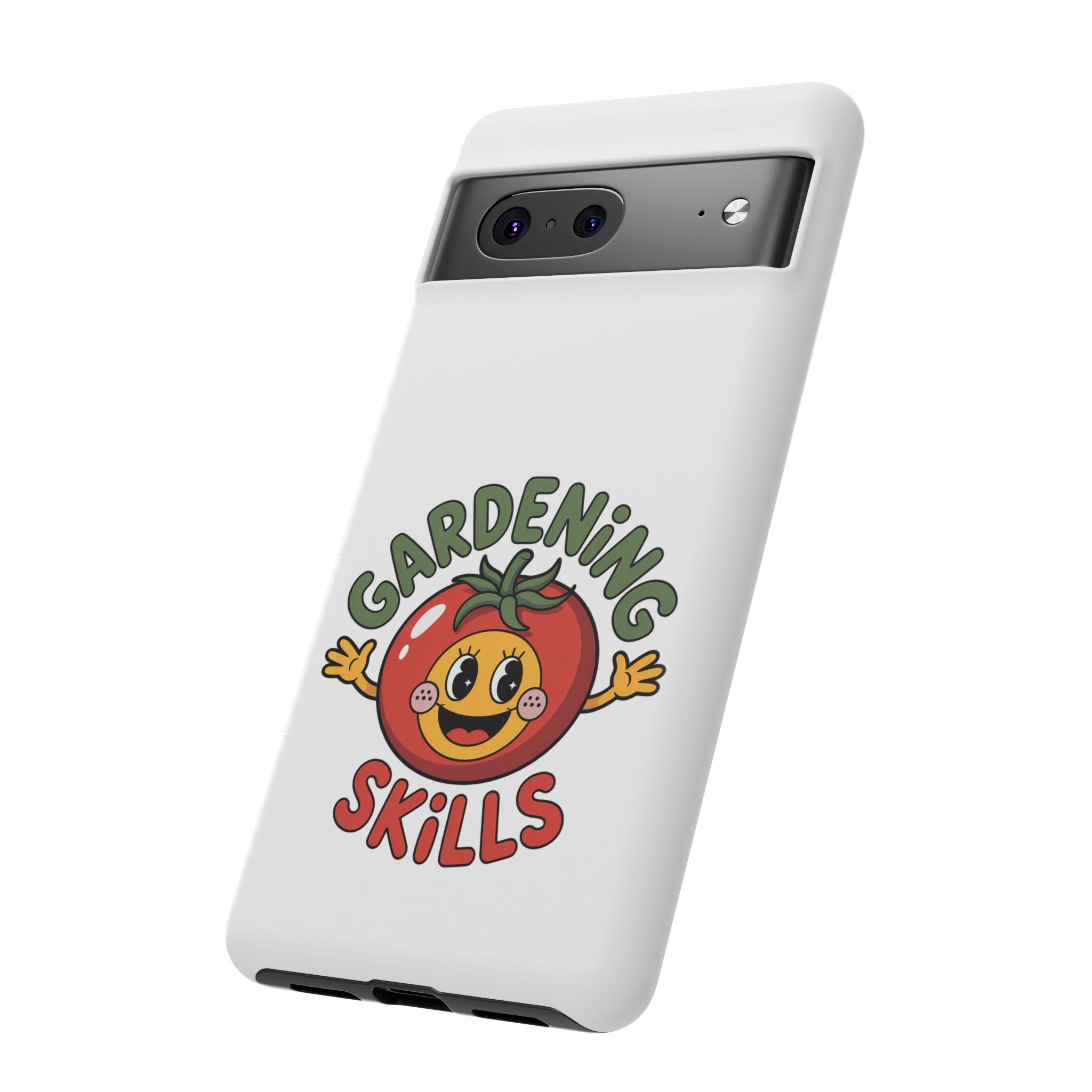 Gardening Skills Phone Case — Cute Tomato Plant Lover Protective Cover