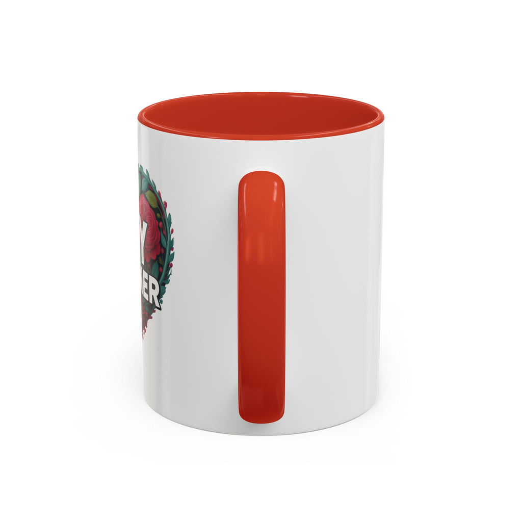 Sexy Gardener Accent Coffee Mug – Floral Heart Gardening Gift (11/15oz)