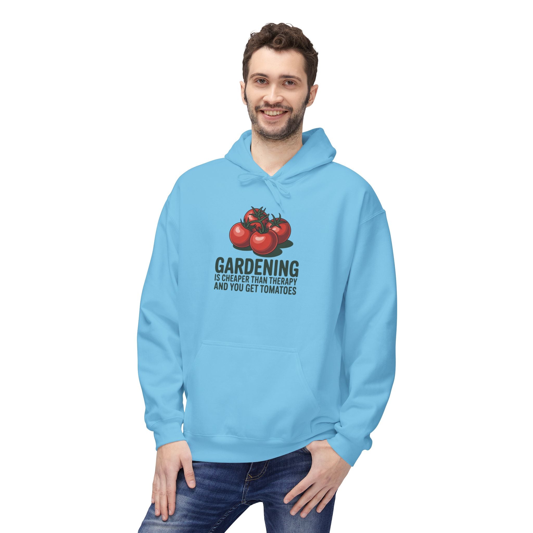 Gardening Is Cheaper Than Therapy Hoodie – Funny Tomato Gardeners Pullover
