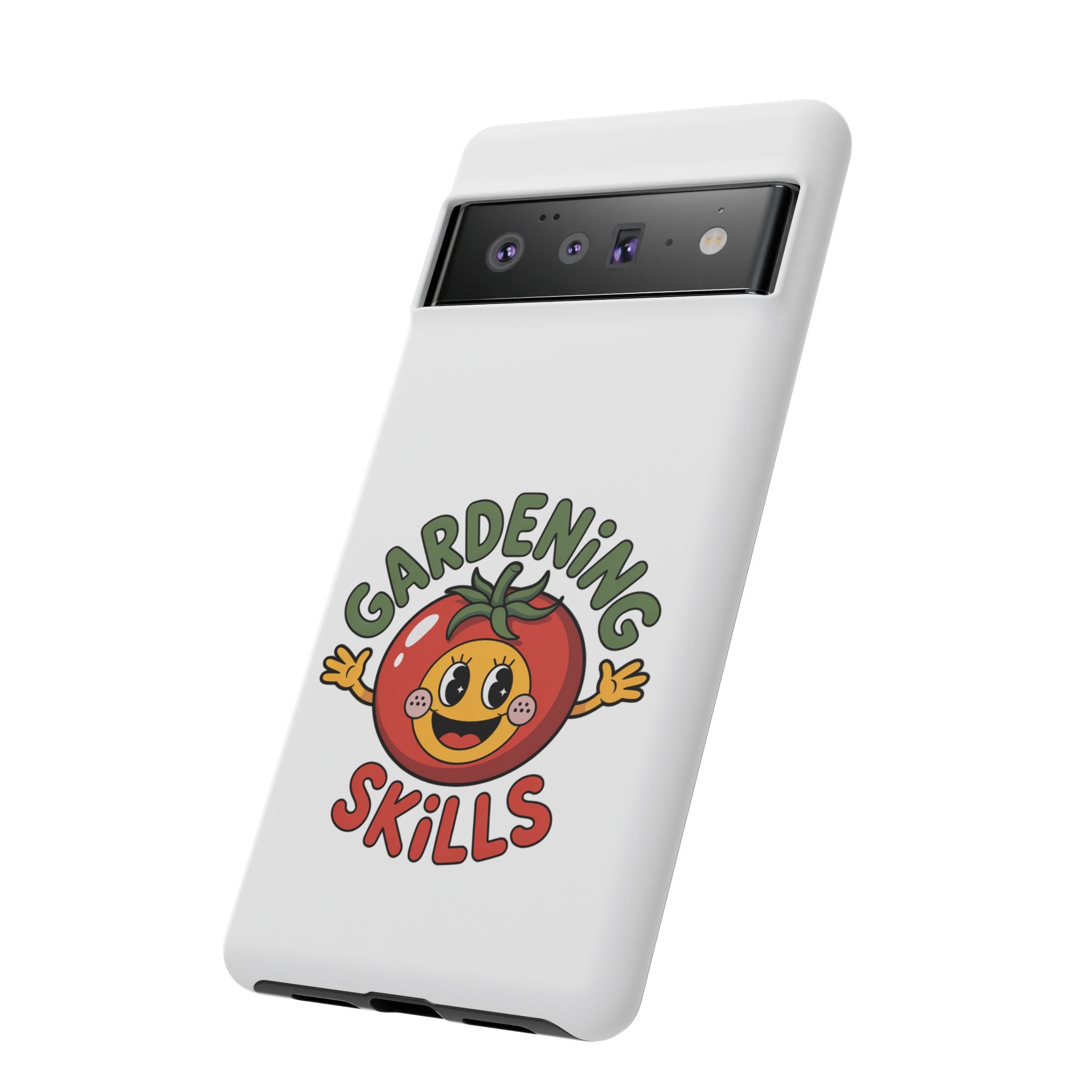 Gardening Skills Phone Case — Cute Tomato Plant Lover Protective Cover