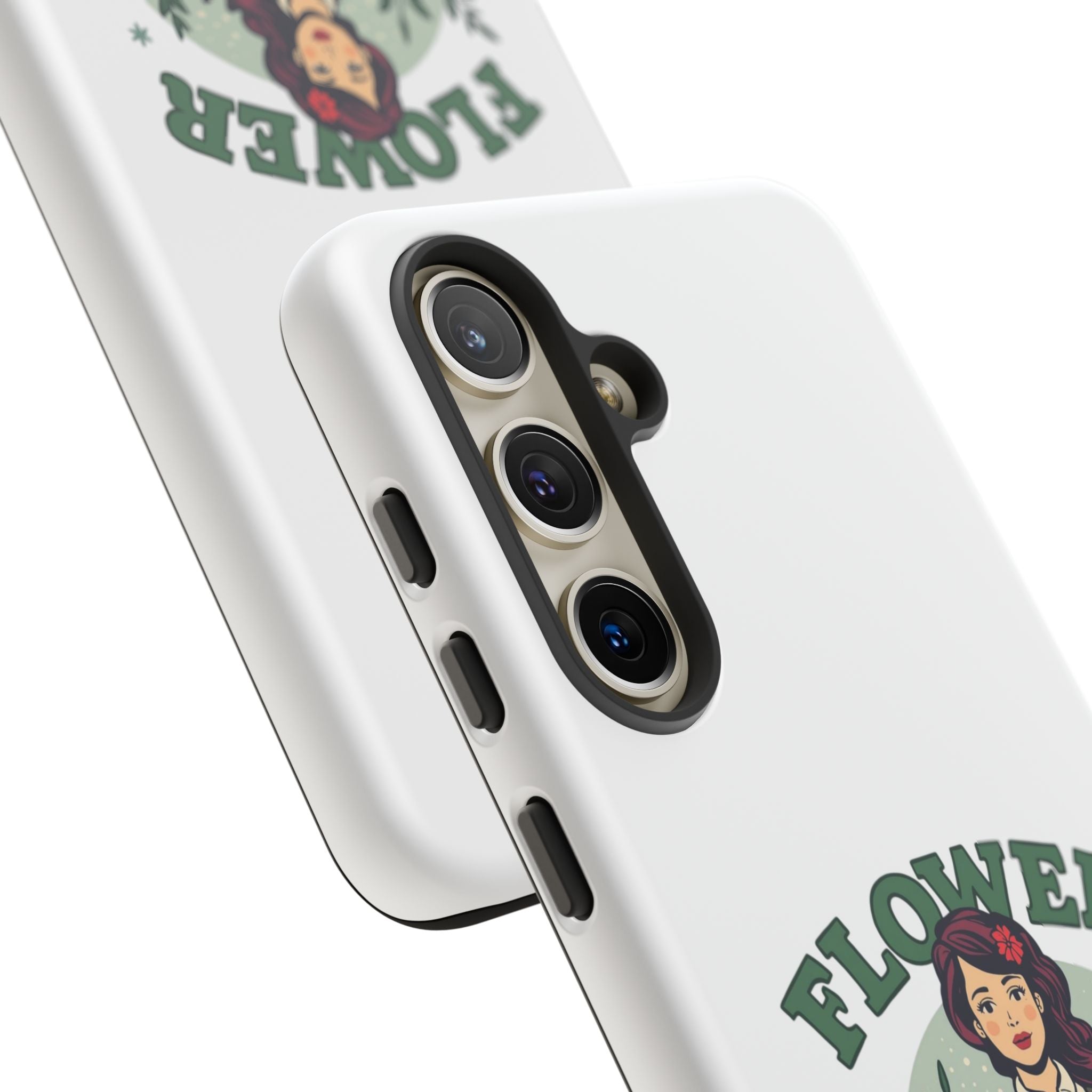 Phone Case - 'Flower Power' Retro Gardener Floral Protective Case