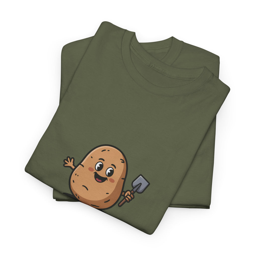 T-Shirt — "Potato Digging Love" Cute Gardening Veggie Tee