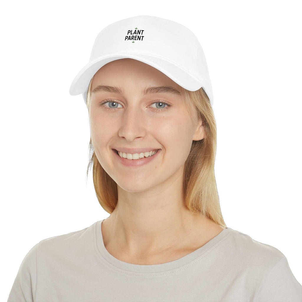 Plant Parent Baseball Cap — Minimal Embroidered Plant Parent Hat