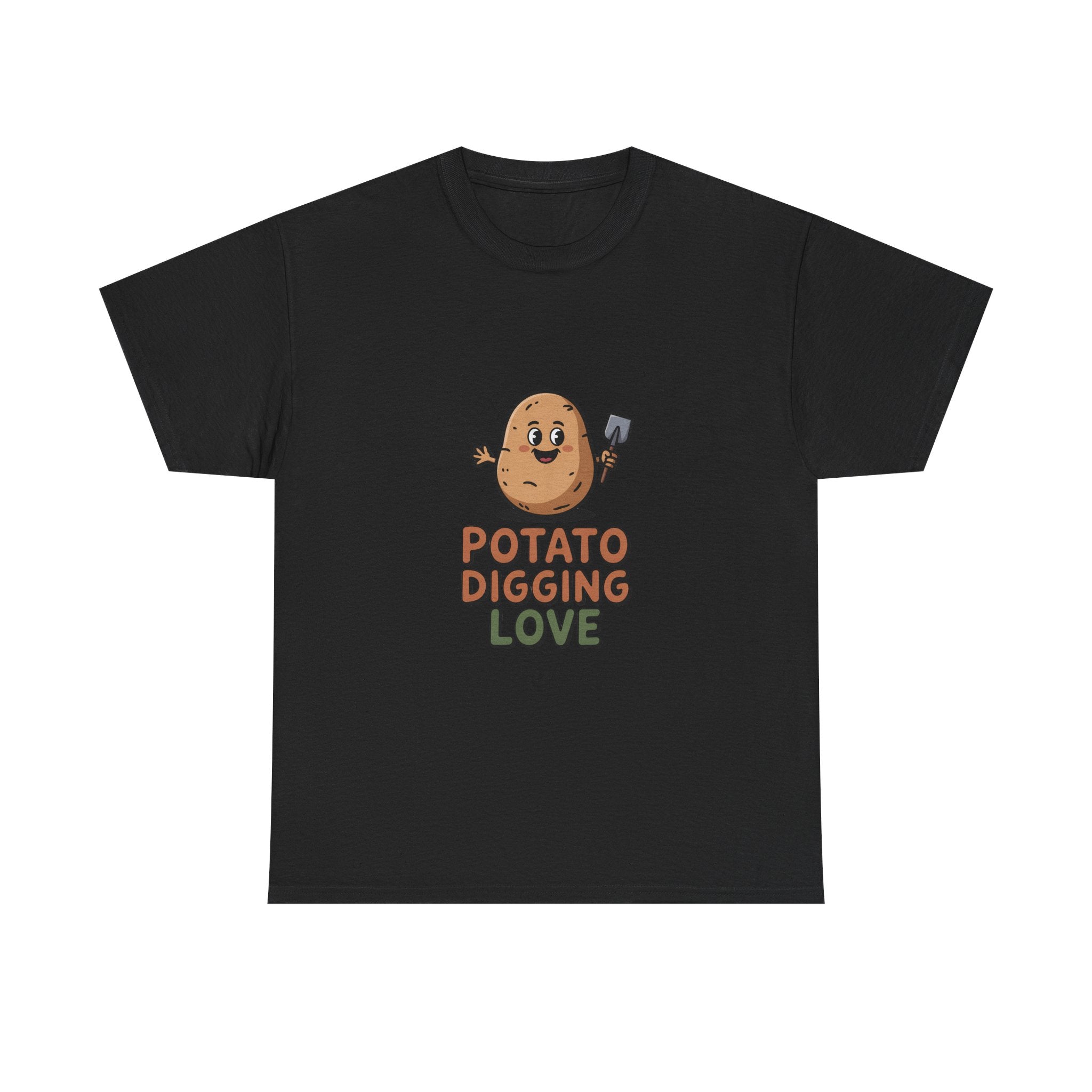 T-Shirt — "Potato Digging Love" Cute Gardening Veggie Tee