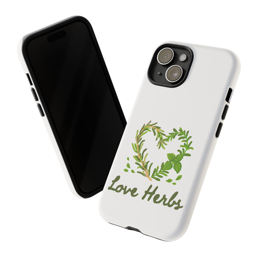 Herb Heart Phone Case - "Love Herbs" Botanical iPhone Cover