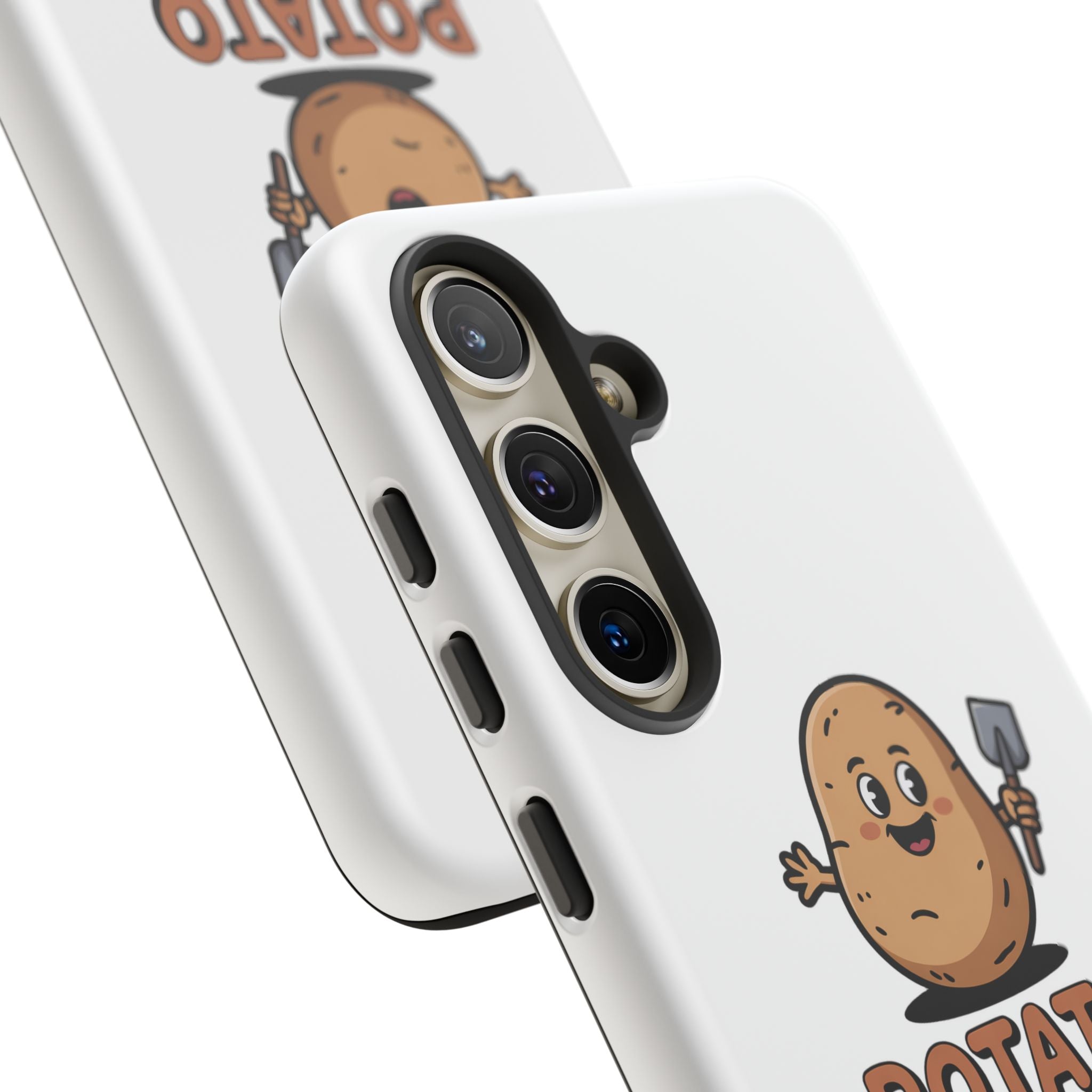 Phone Case — "Potato Digging Love" Cute Gardening Cartoon Protective Cover