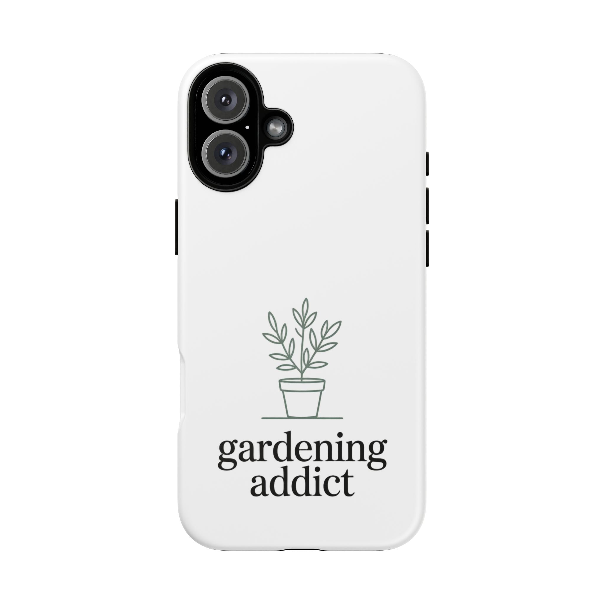 Phone Case — 'gardening addict' Minimal Plant Design