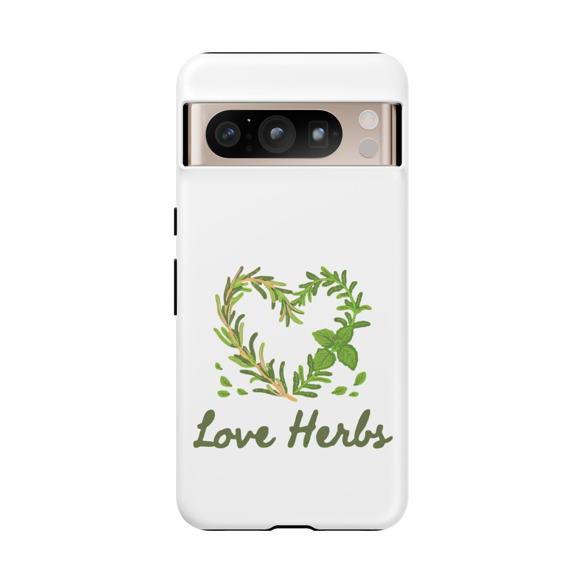 Herb Heart Phone Case - "Love Herbs" Botanical iPhone Cover