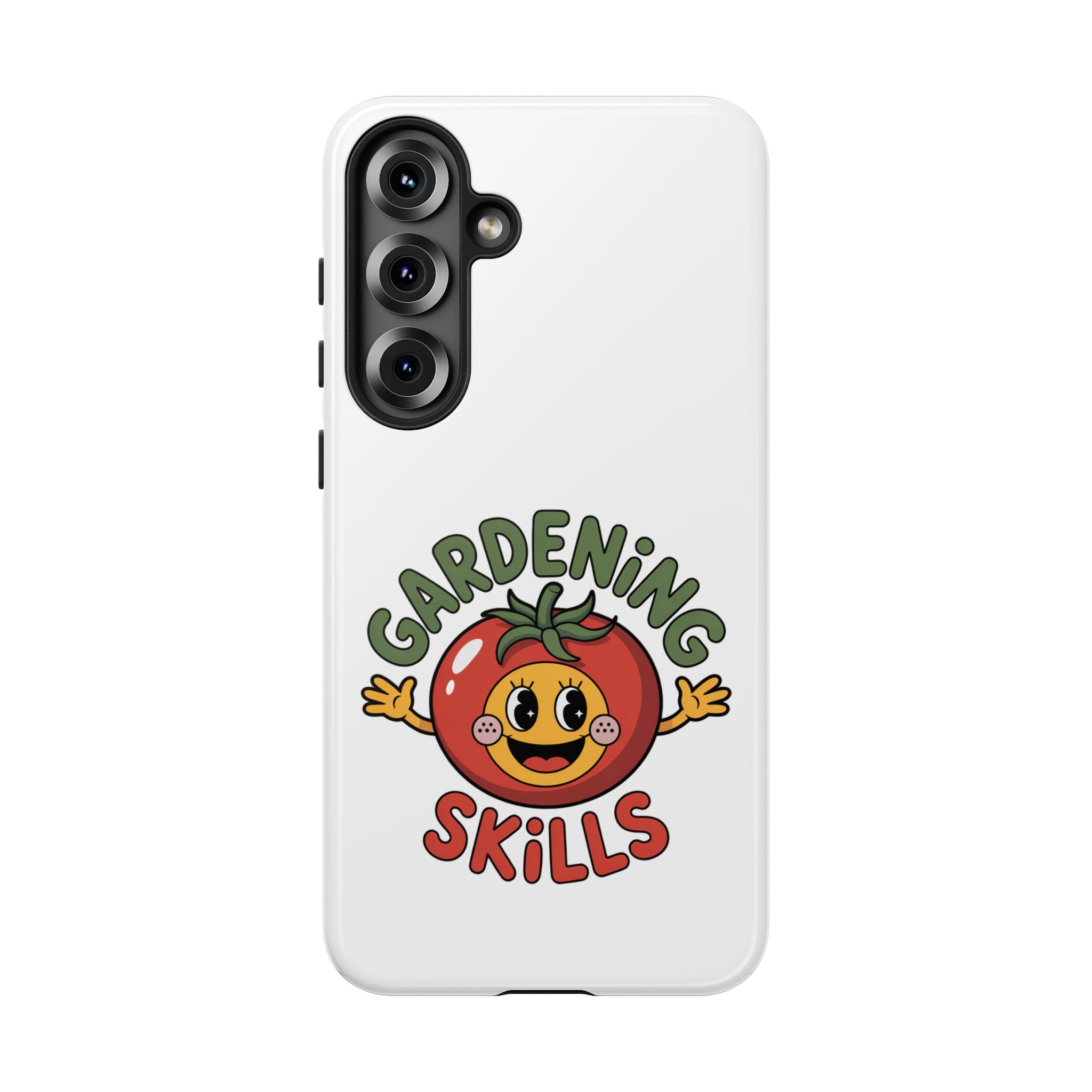 Gardening Skills Phone Case — Cute Tomato Plant Lover Protective Cover