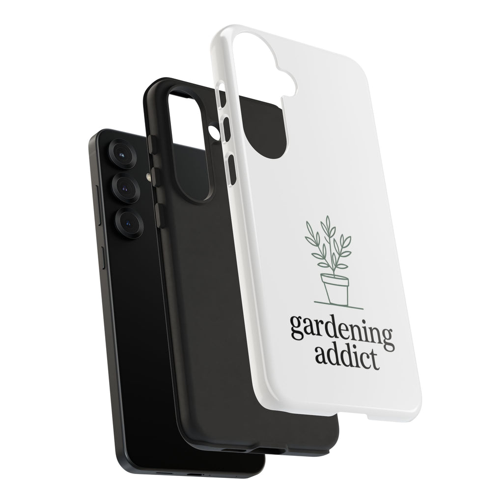 Phone Case — 'gardening addict' Minimal Plant Design