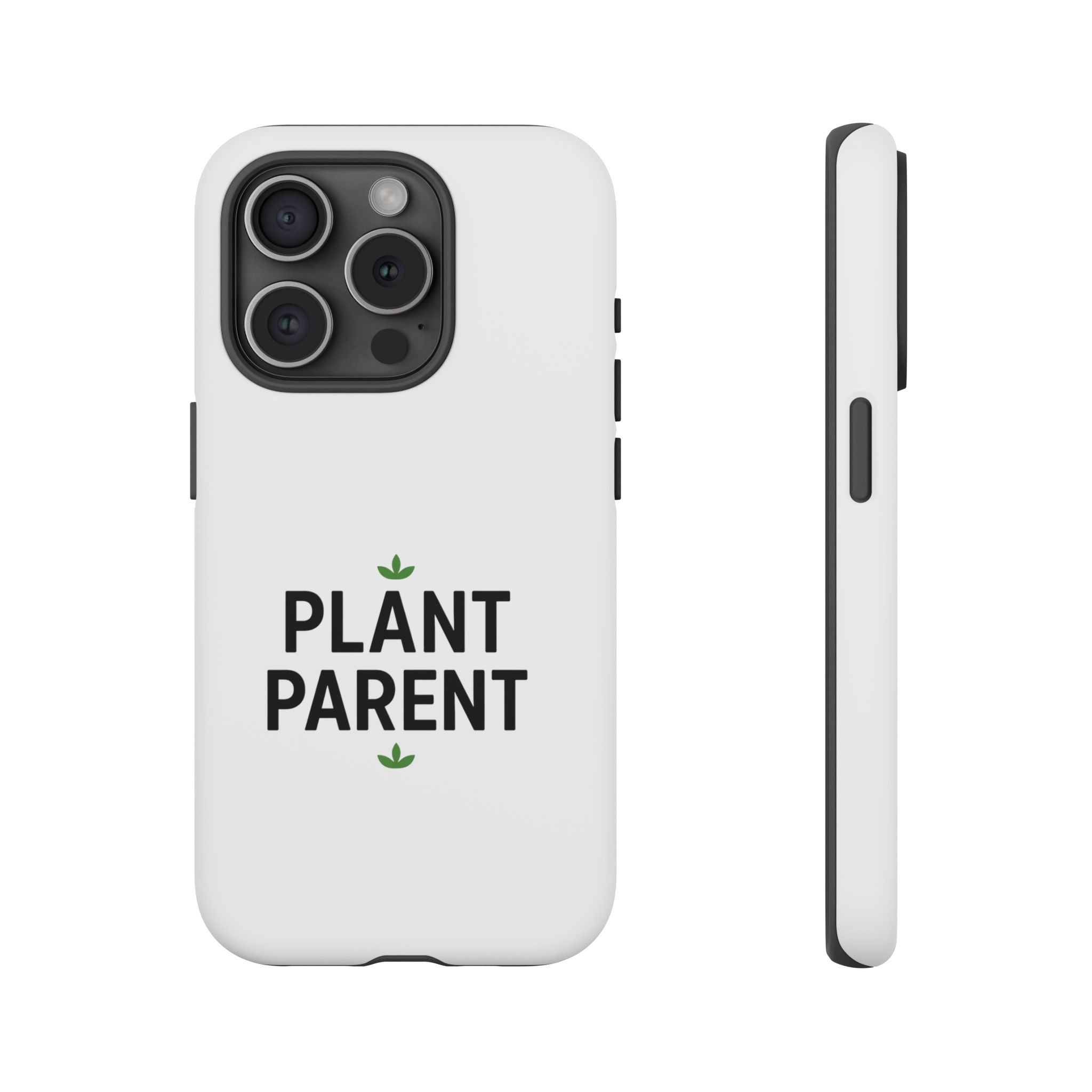 Plant Parent Tough Phone Case – Minimalist Plant Lover Protective Cover